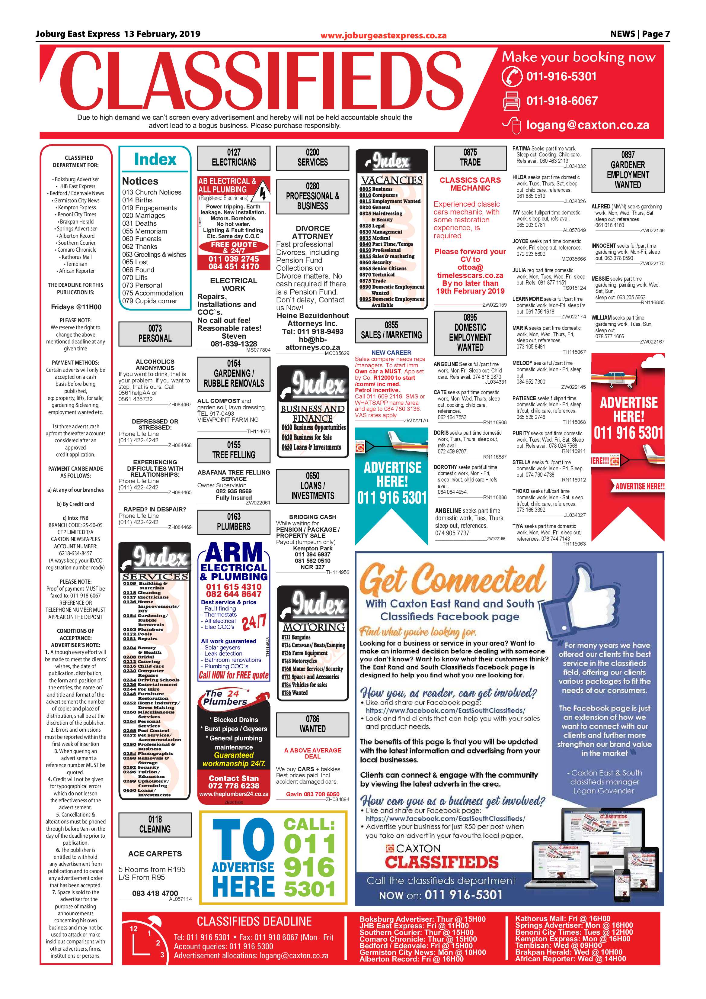 Joburg East Express 12 February 2019 page 7