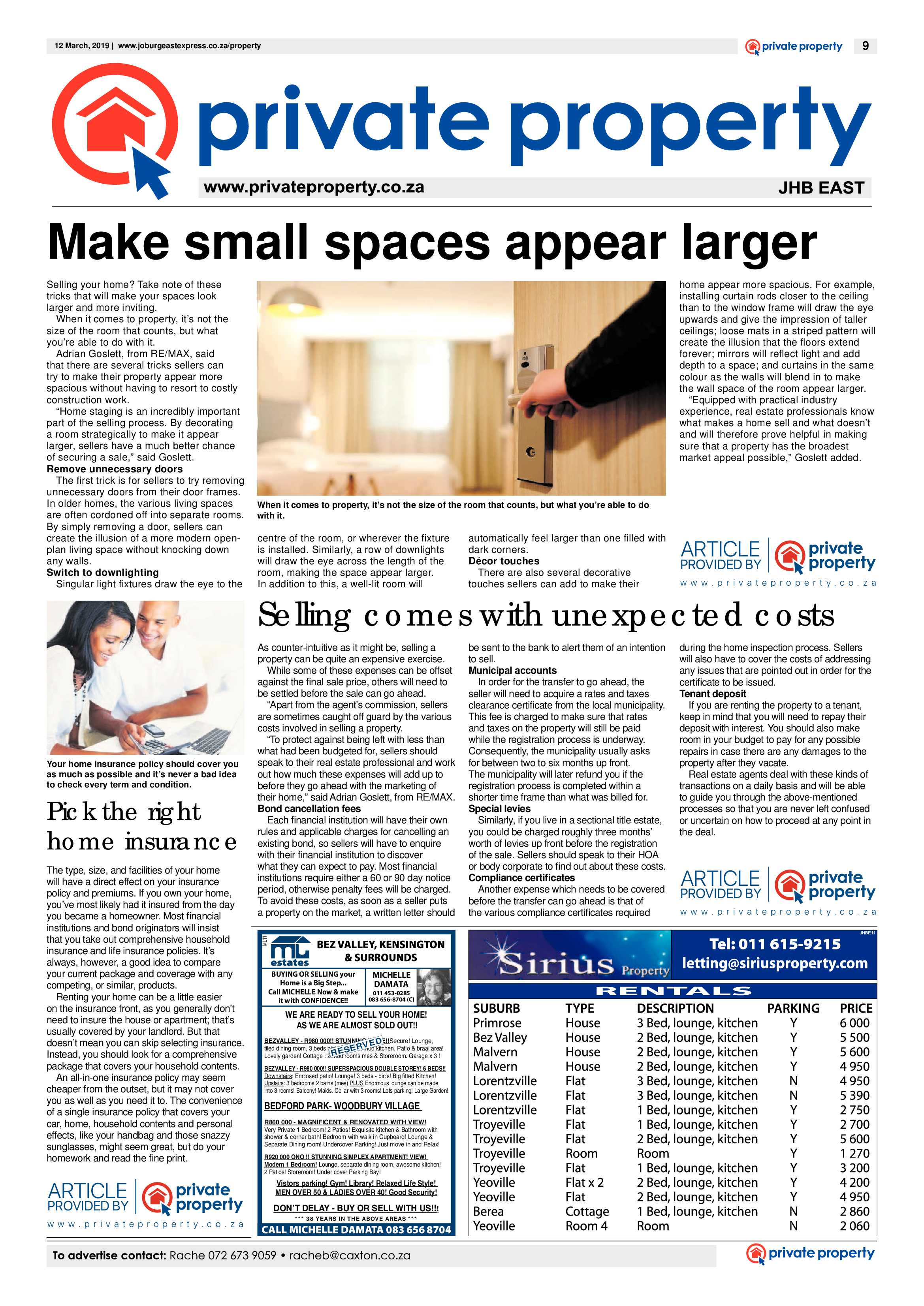 Joburg East Express 12 March 2019 page 9
