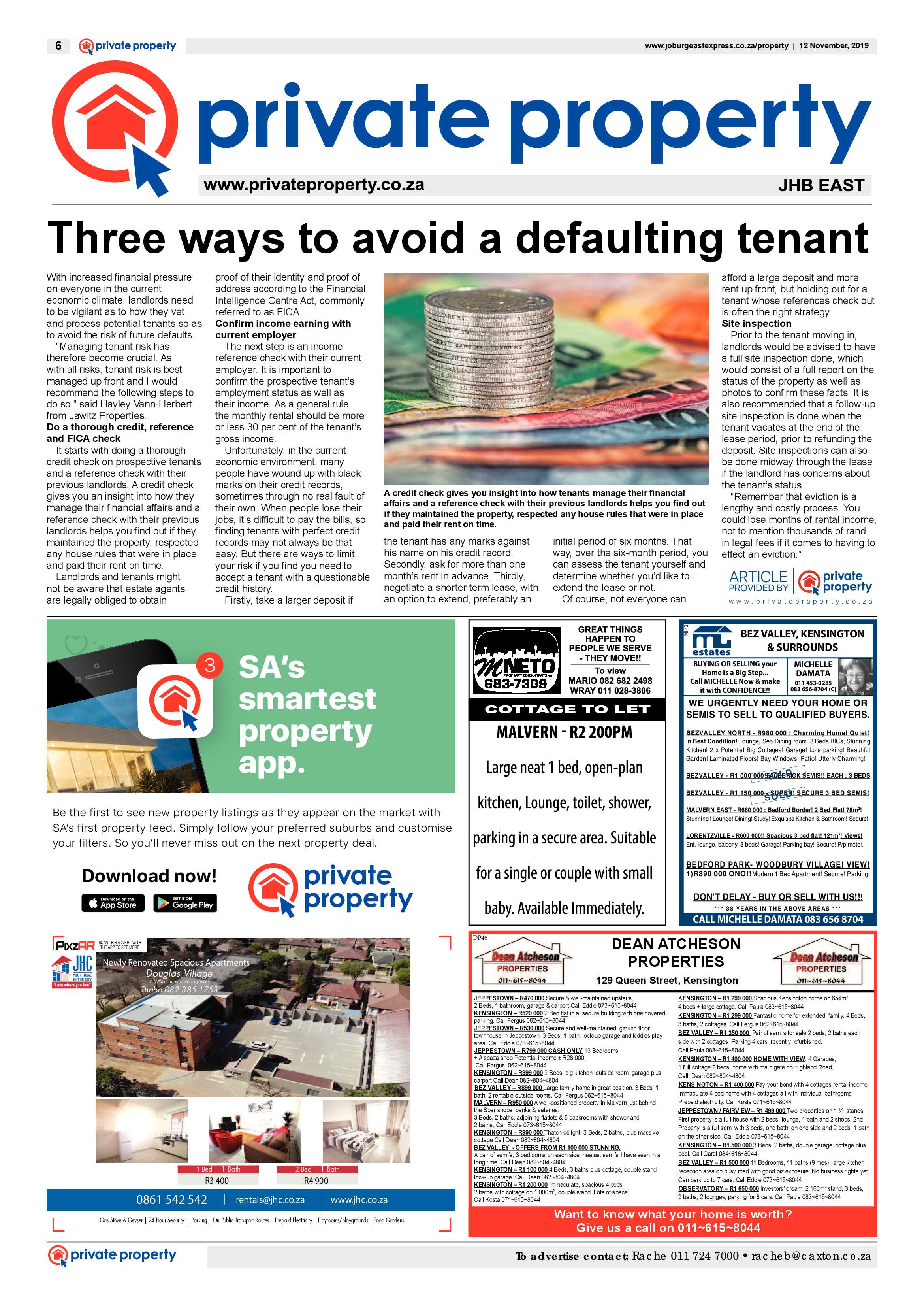 Joburg East Express 12 November 2019 page 6