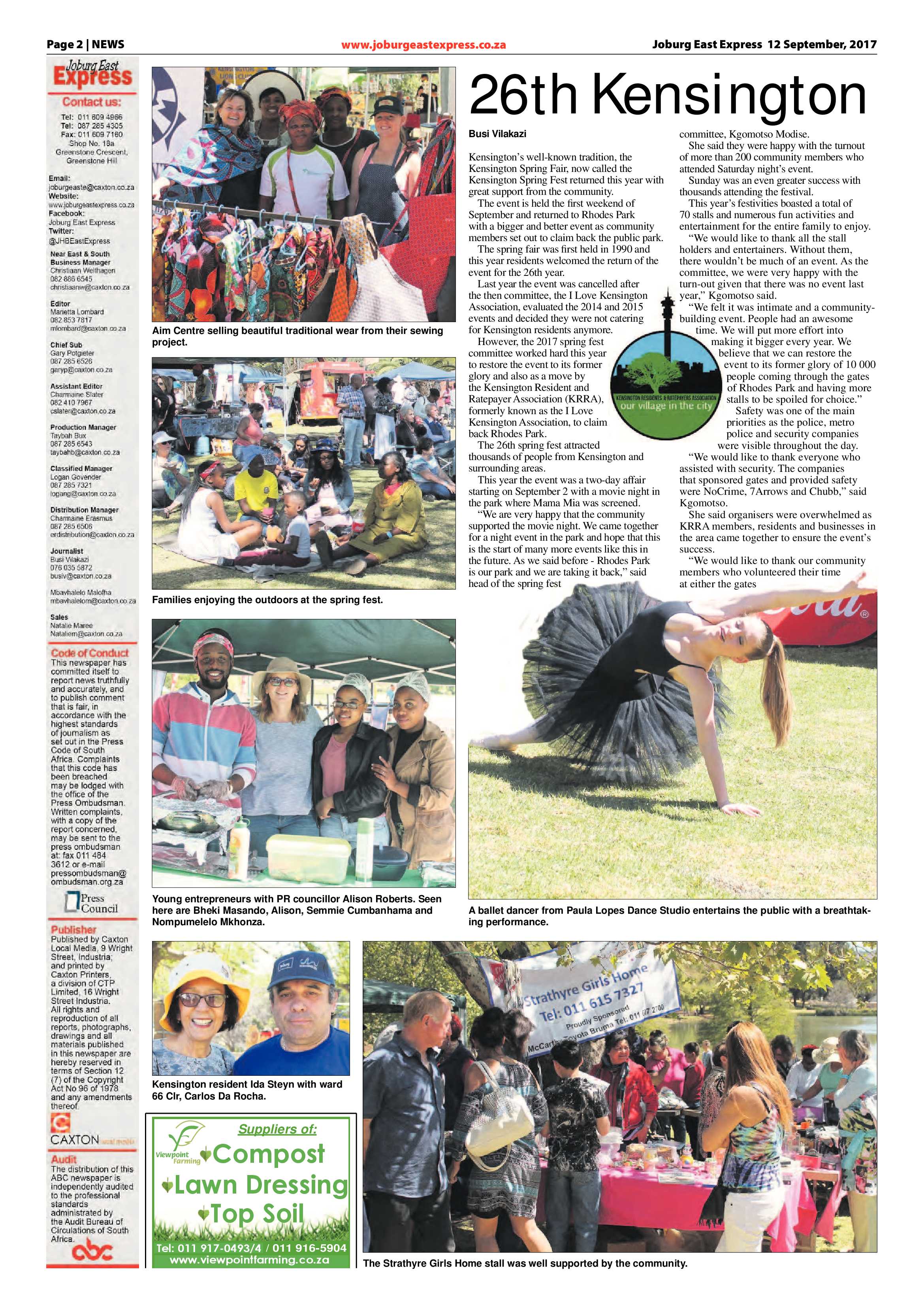 Joburg East Express 12 September 2017 page 2