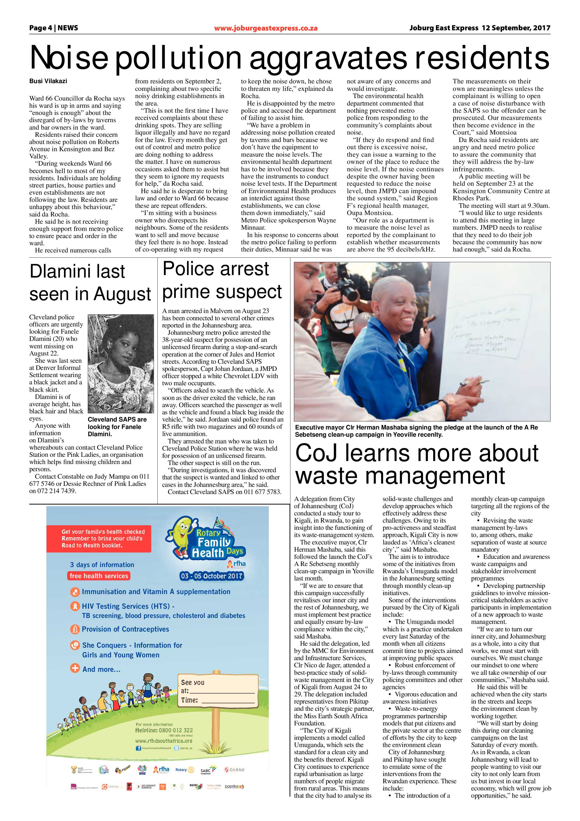Joburg East Express 12 September 2017 page 4