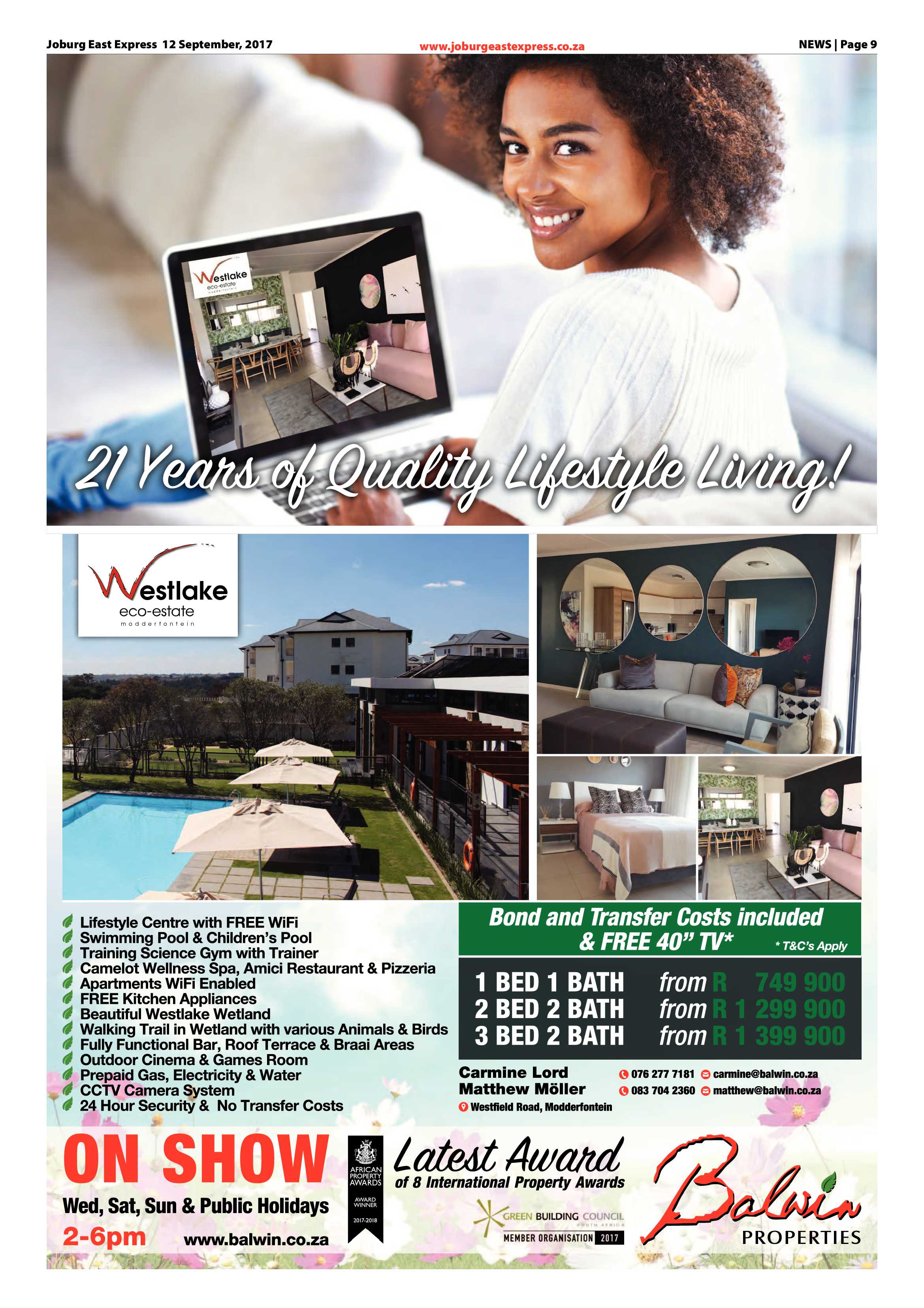 Joburg East Express 12 September 2017 page 9