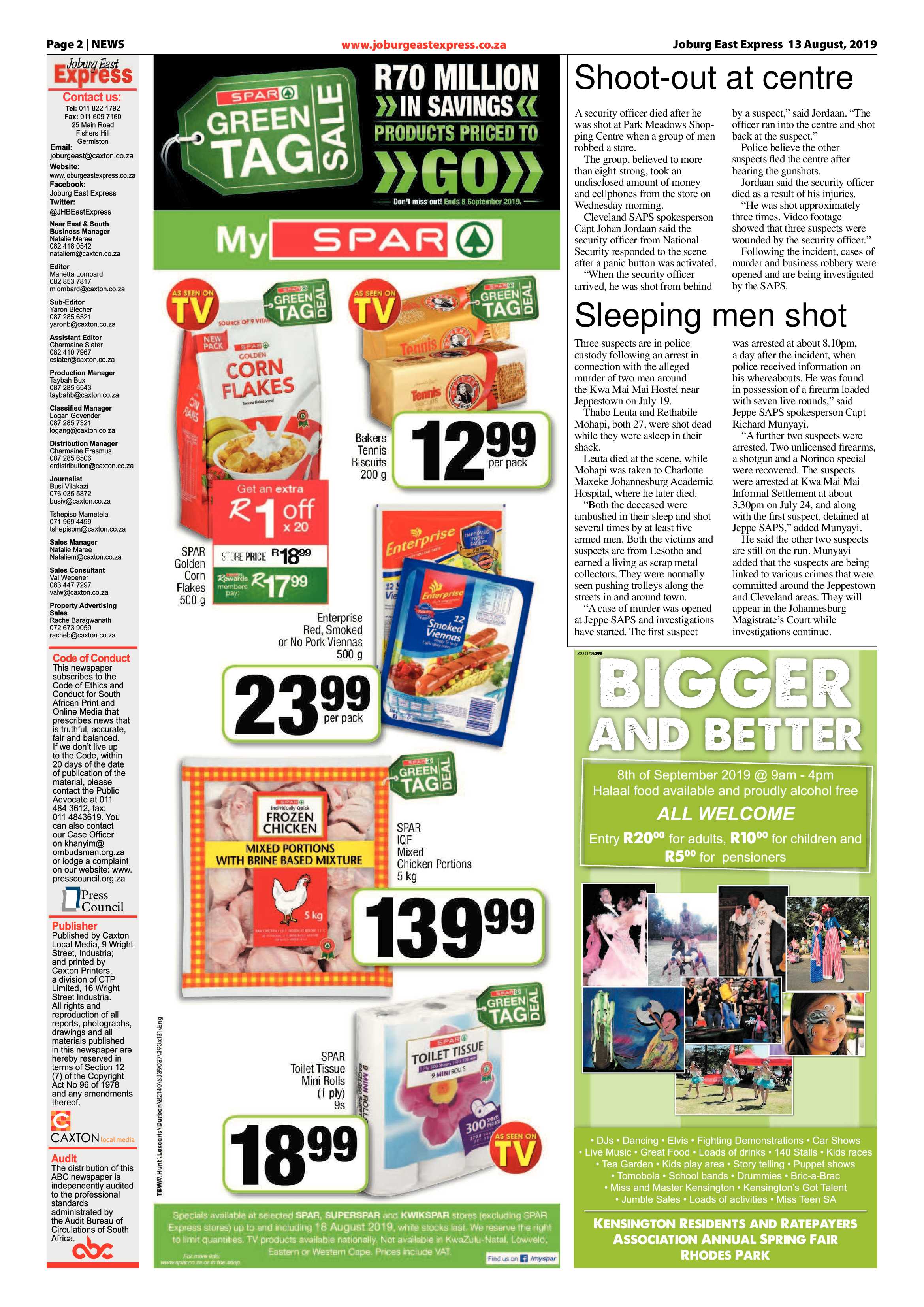 Joburg East Express 13 August 2019 page 2