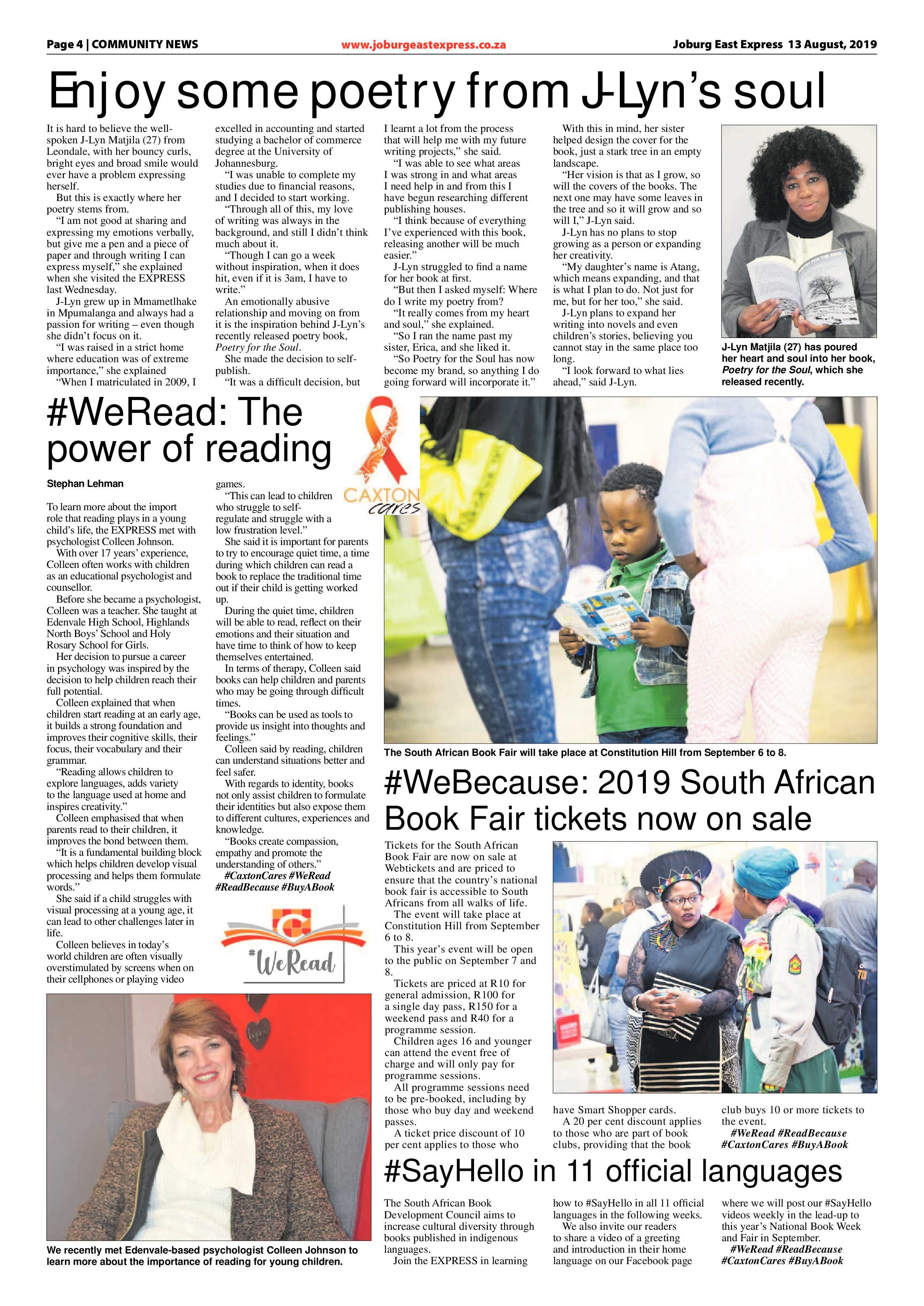Joburg East Express 13 August 2019 page 4