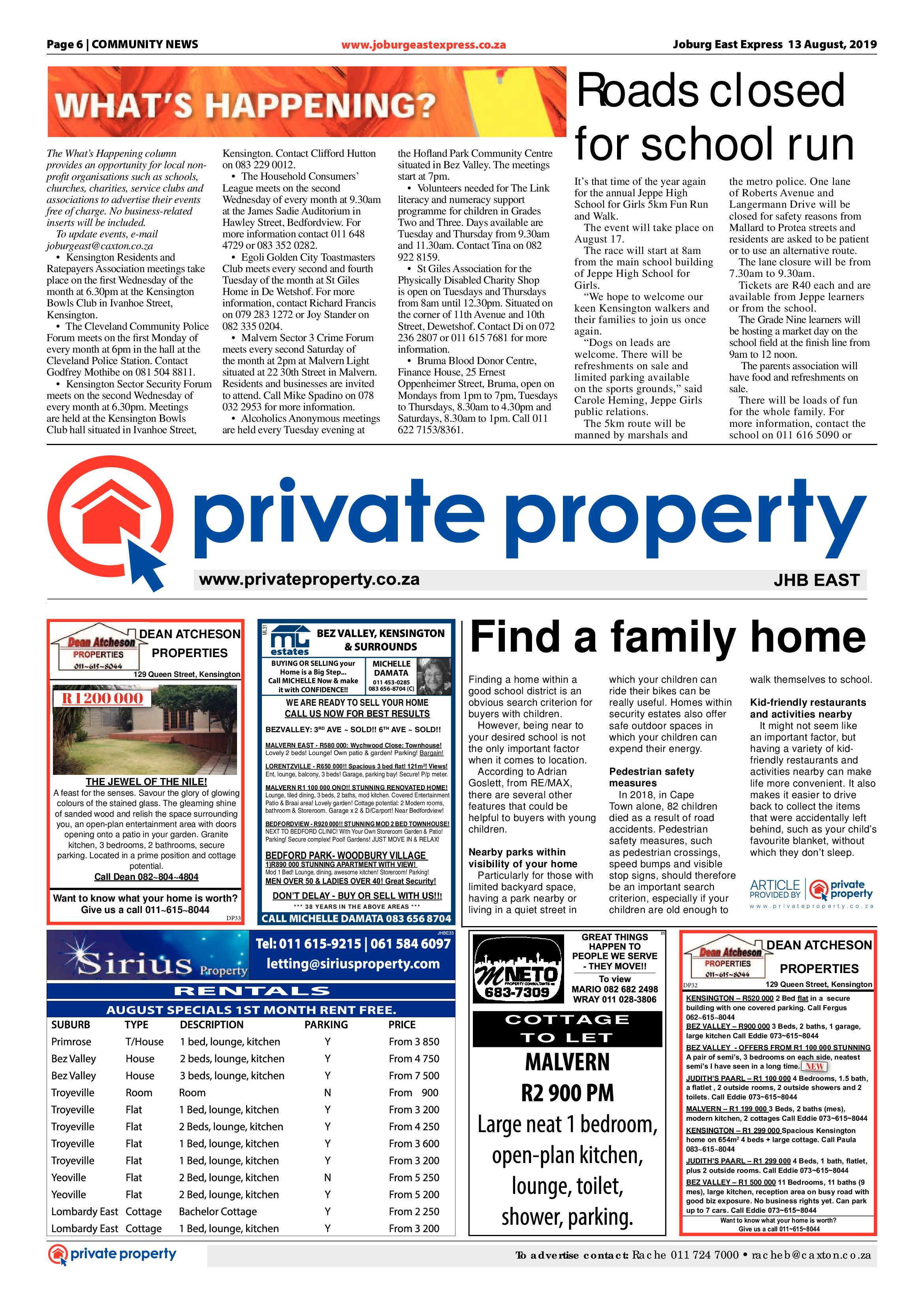 Joburg East Express 13 August 2019 page 6