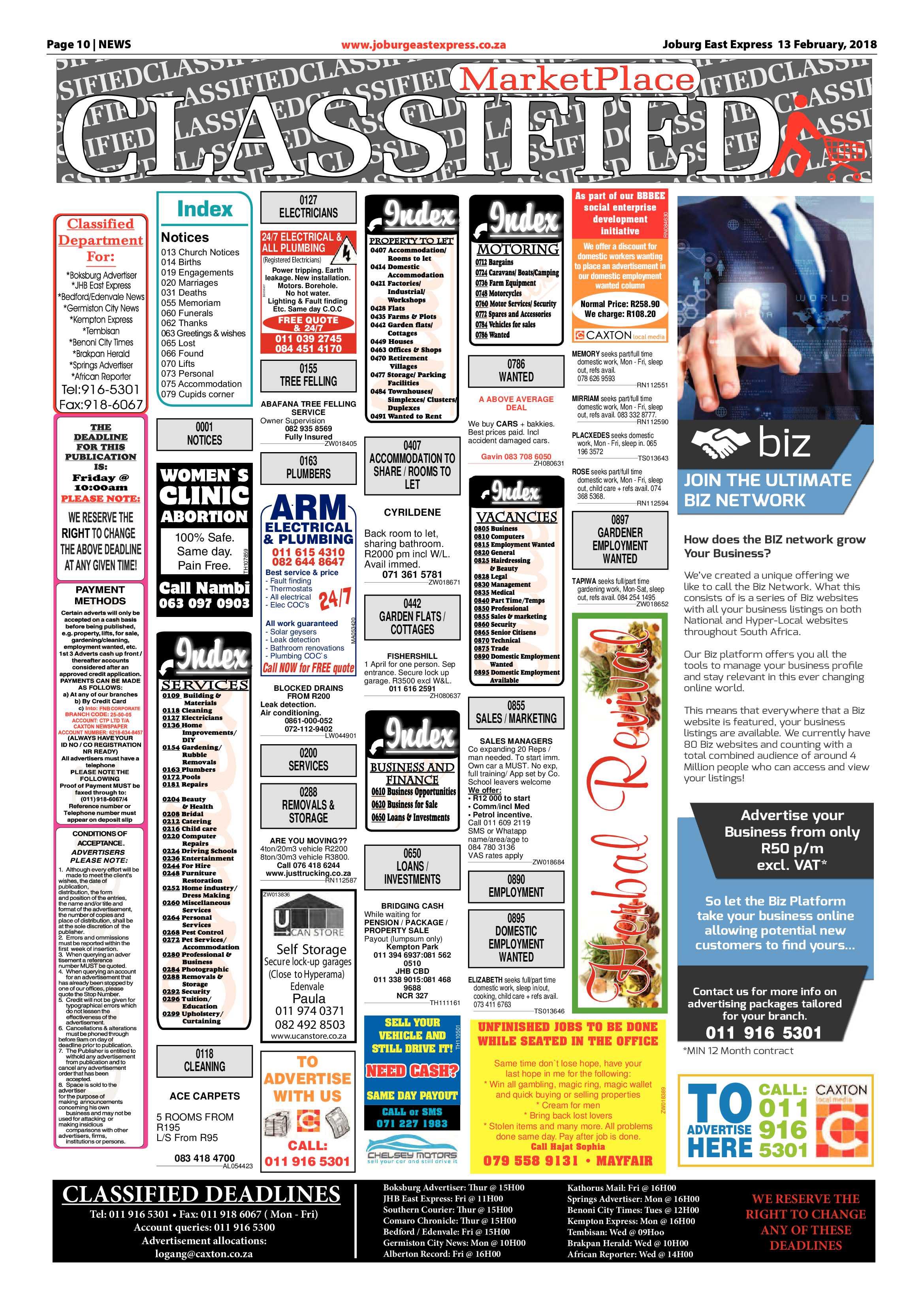Joburg East Express 13 February 2018 page 10