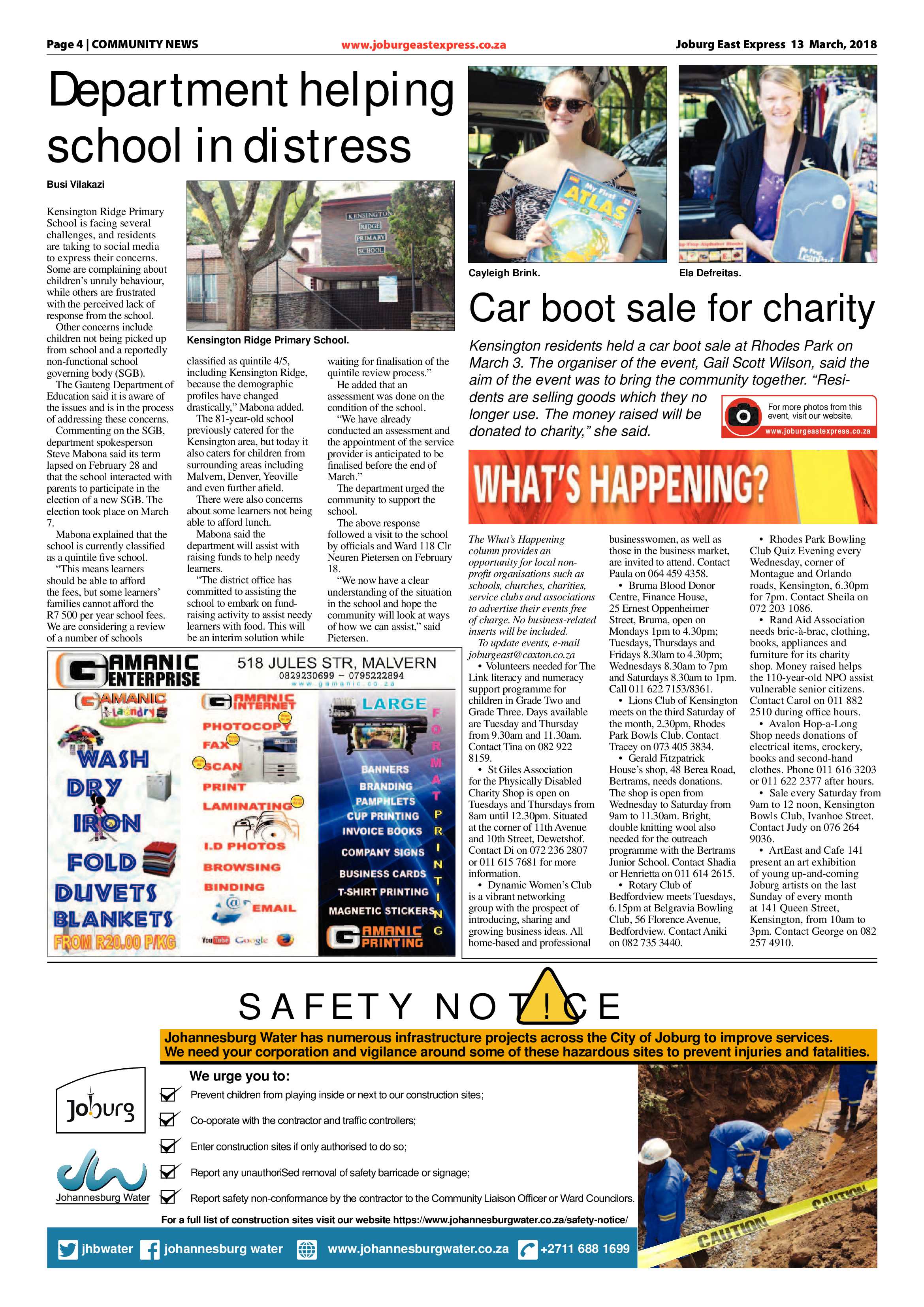 Joburg East Express 13 March 2018 page 4