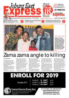 Joburg East Express 13 November 2018