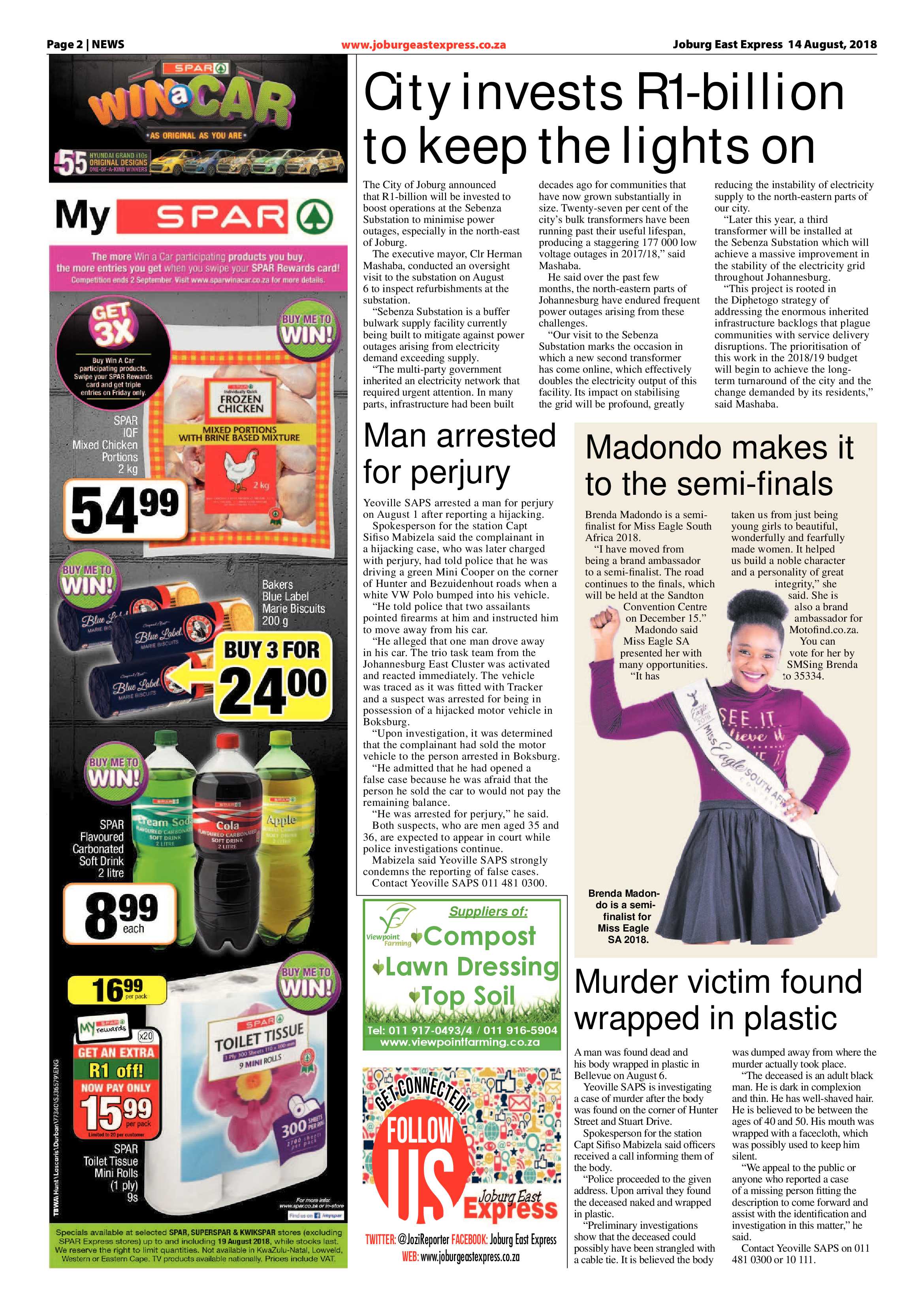 Joburg East Express 14 August 2018 page 2