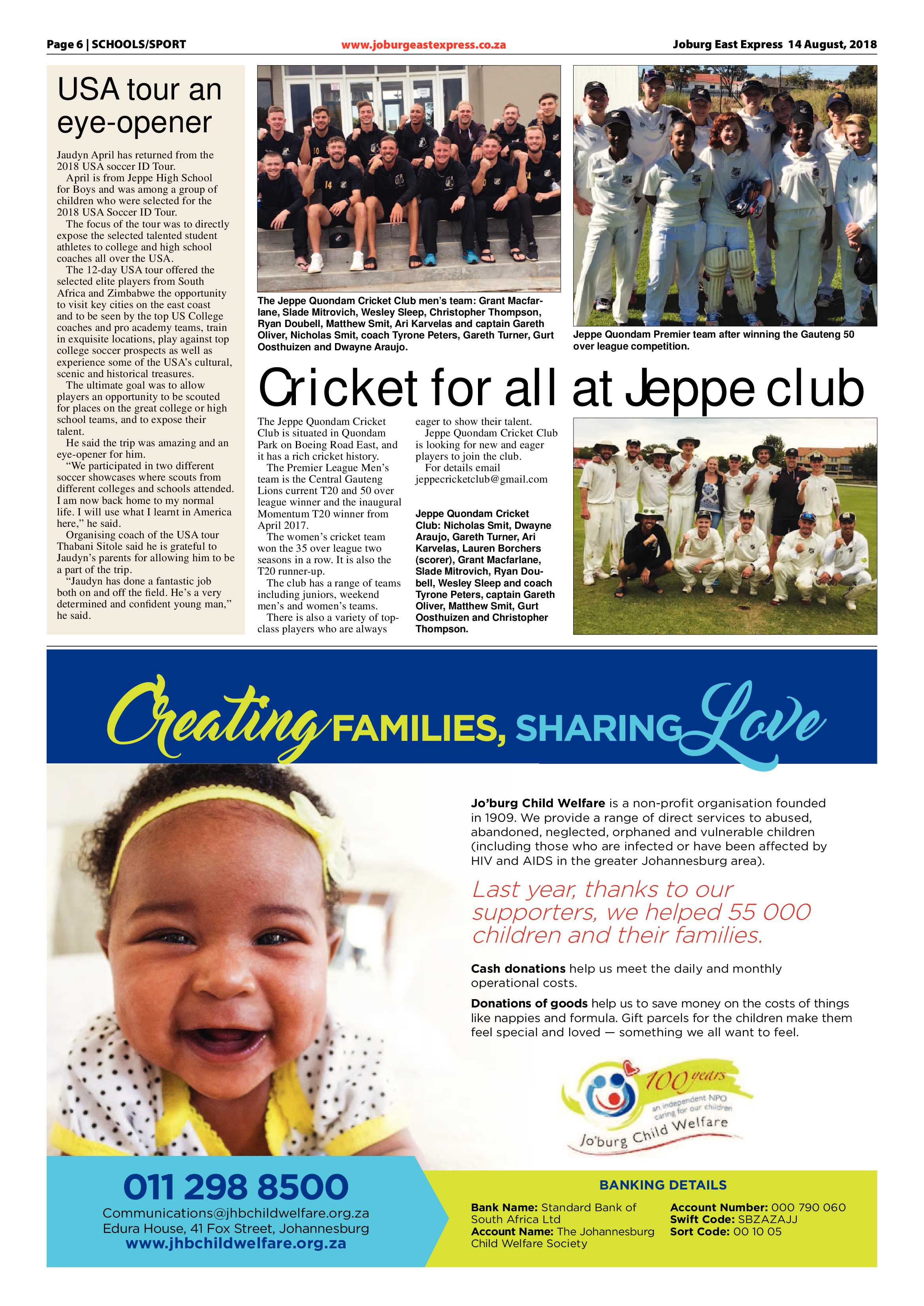 Joburg East Express 14 August 2018 page 6