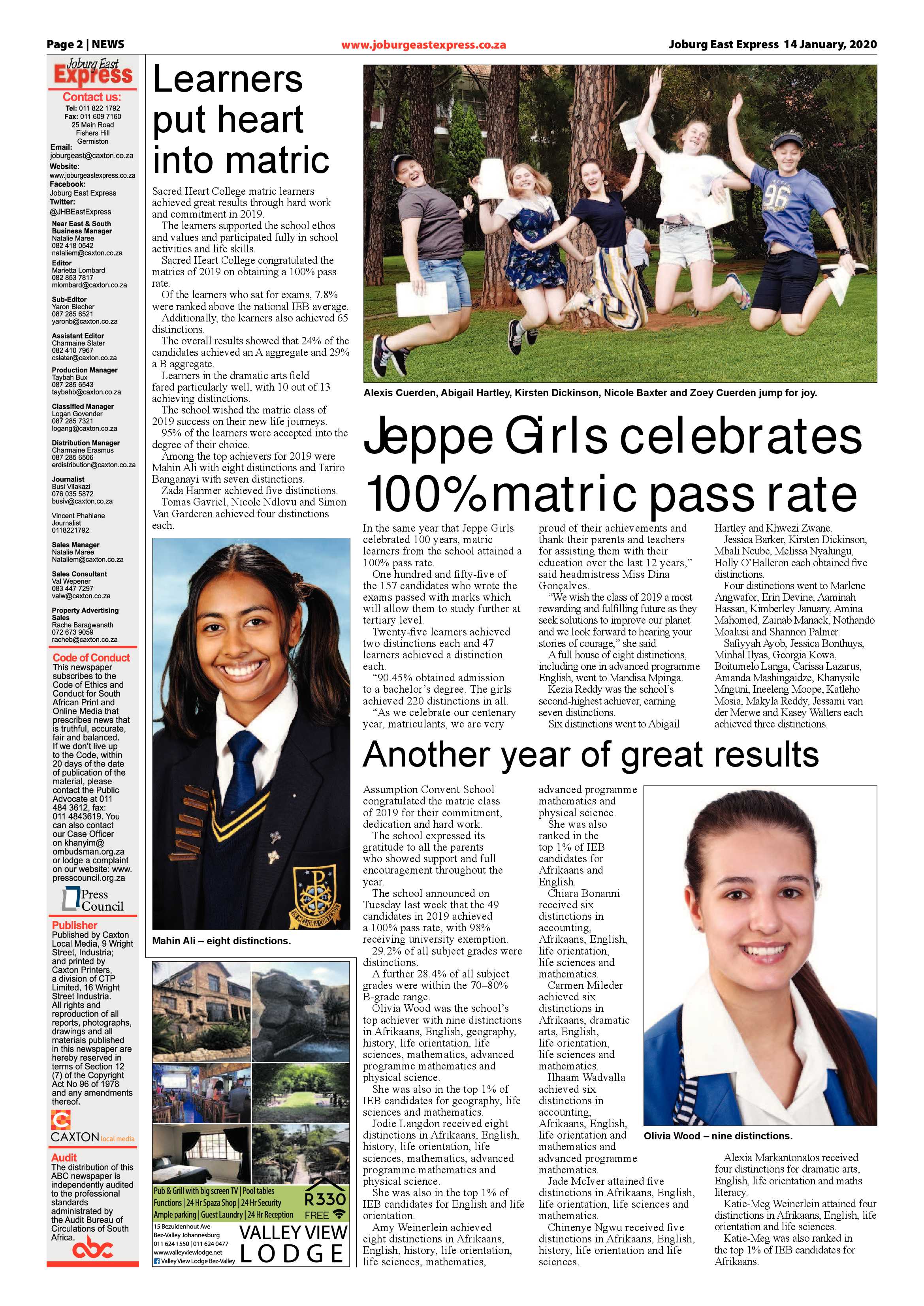 Joburg East Express 14 January 2020 page 2