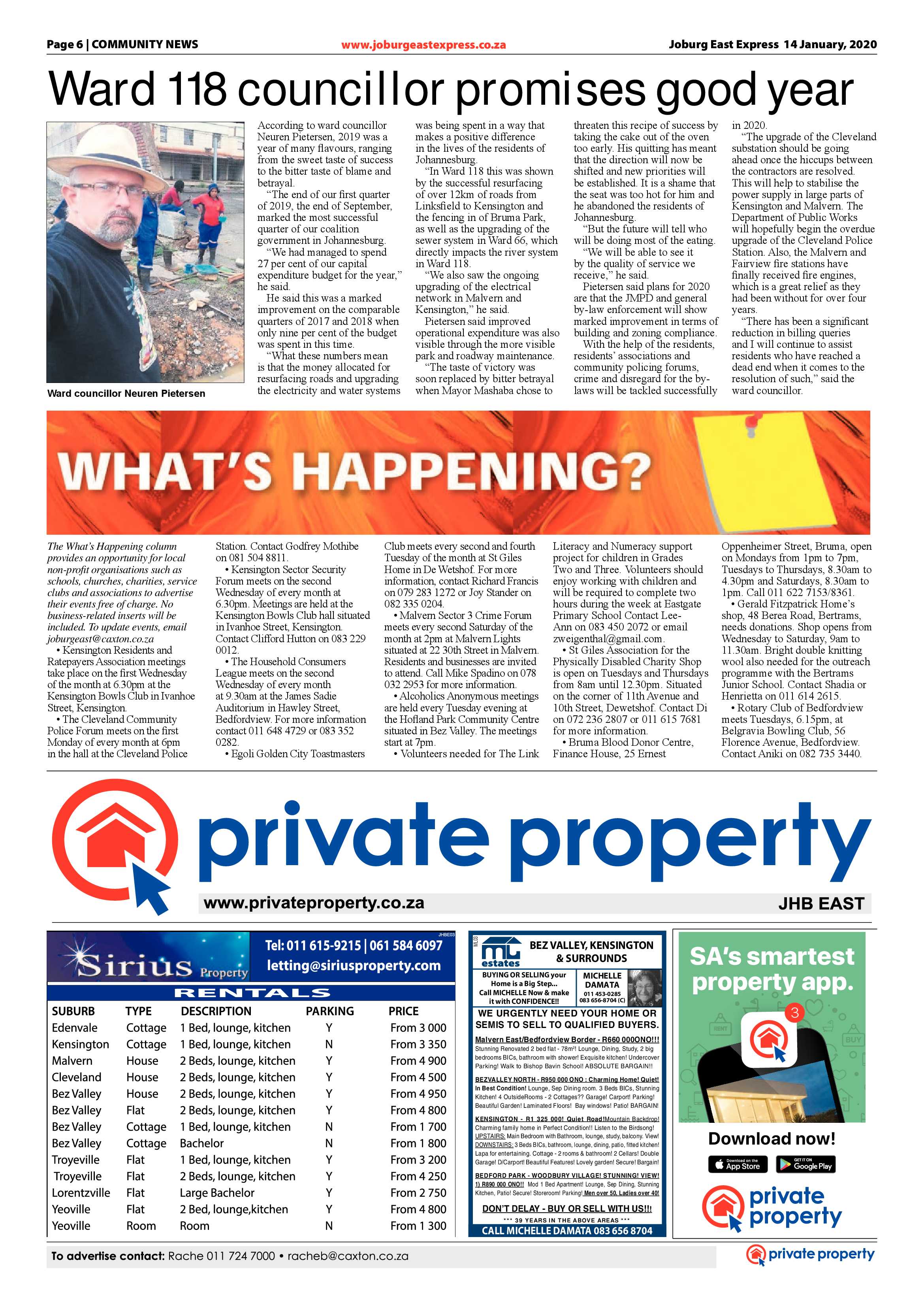 Joburg East Express 14 January 2020 page 6