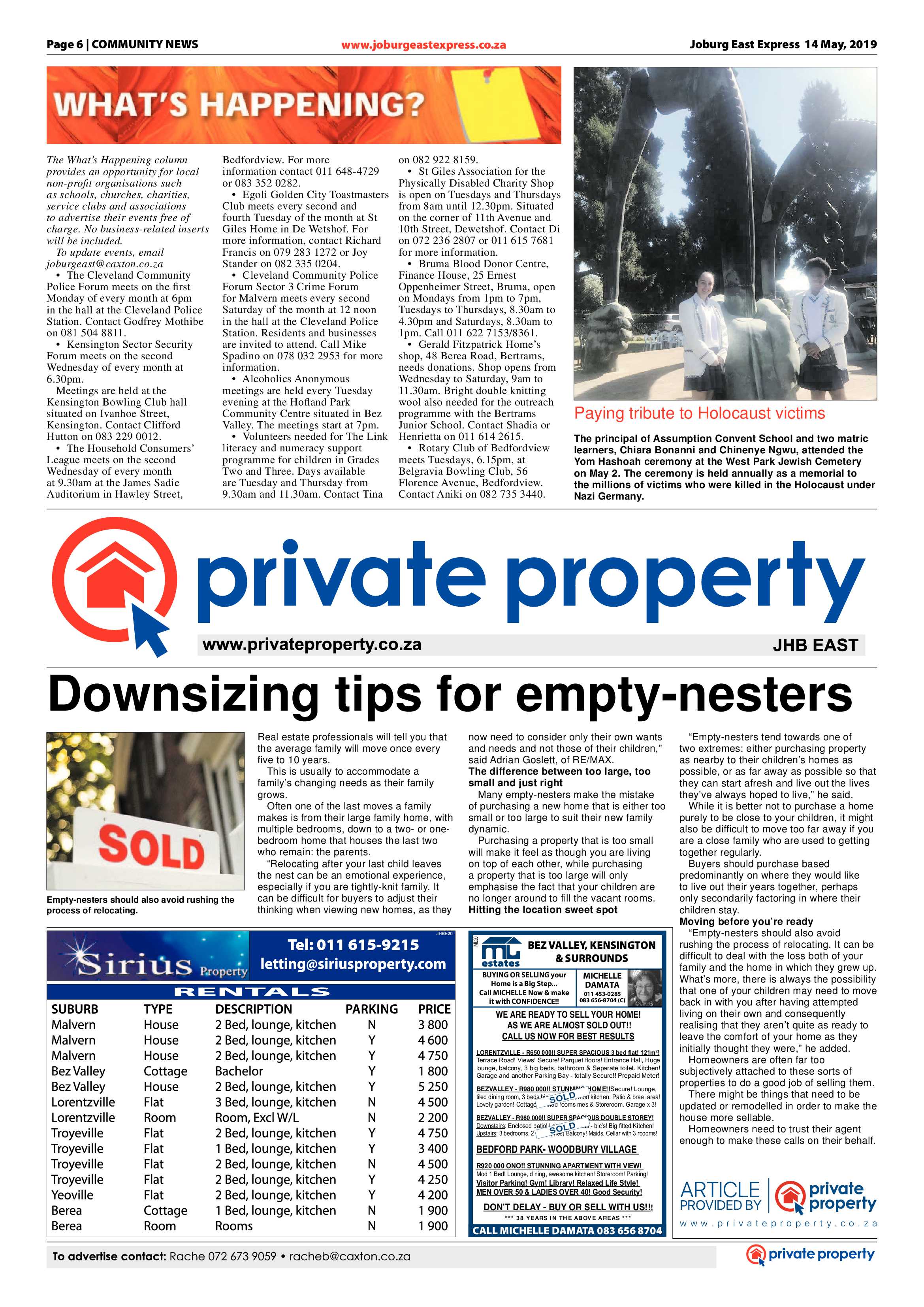 Joburg East Express 14 May 2019 page 6