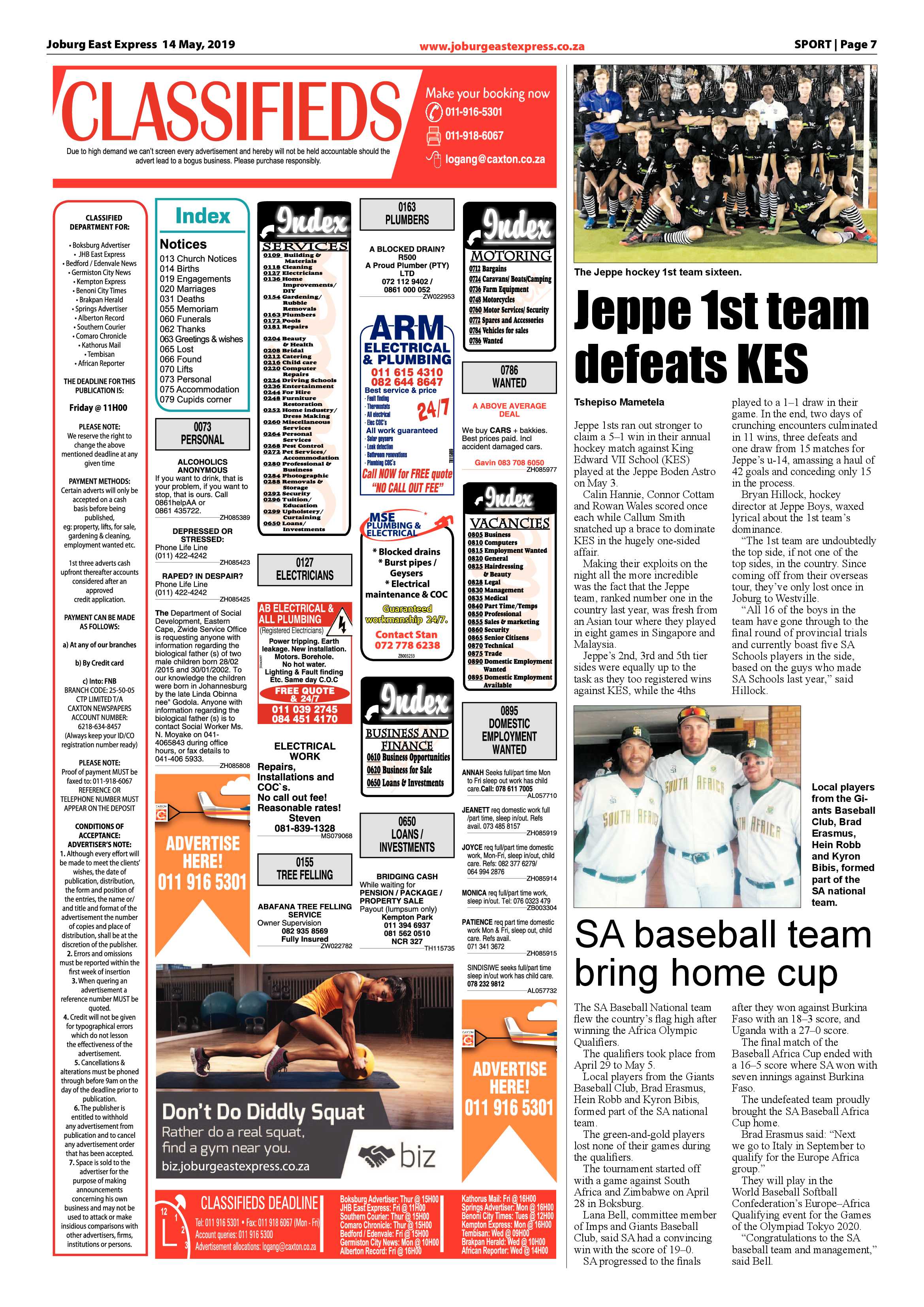 Joburg East Express 14 May 2019 page 7
