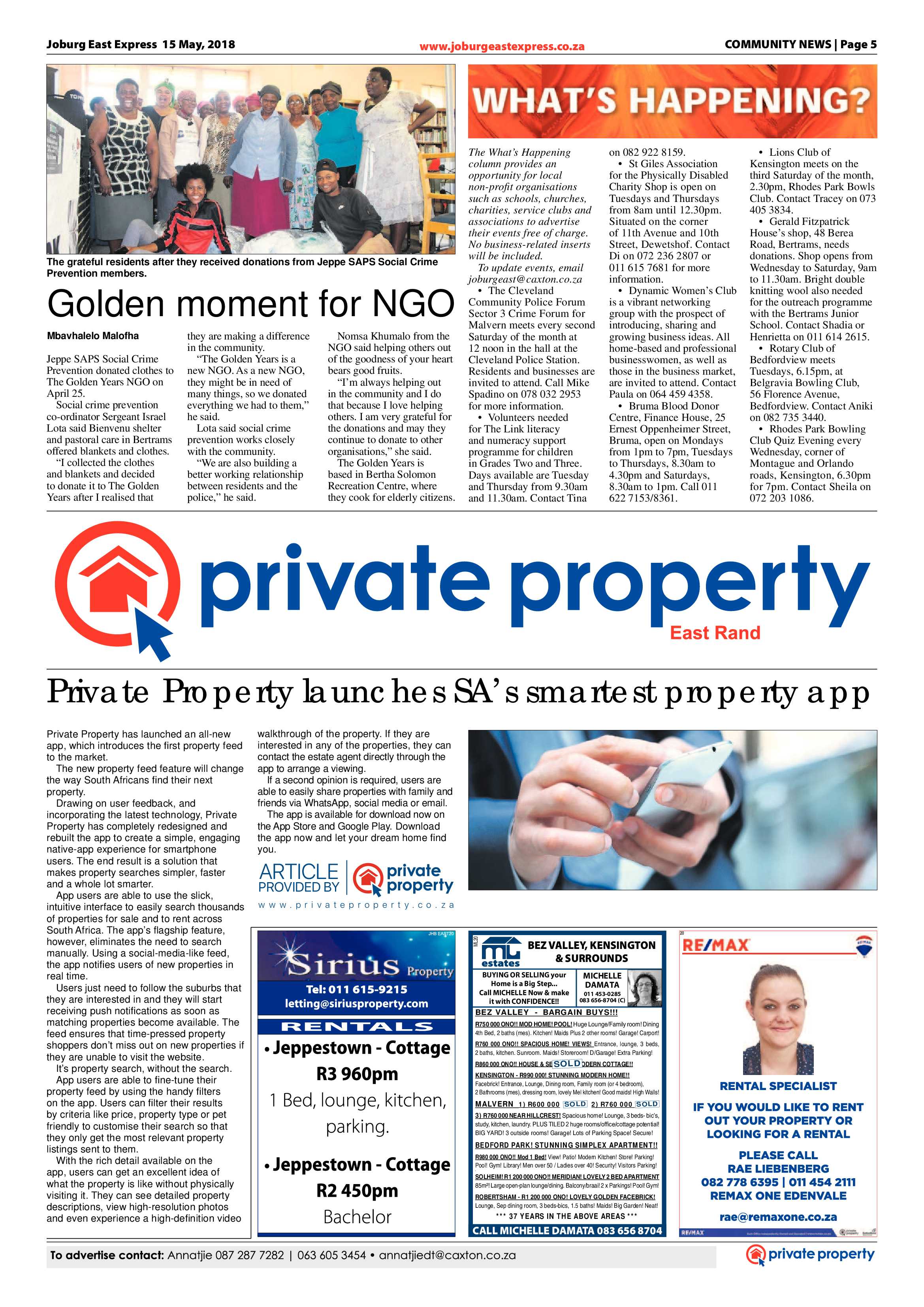 Joburg East Express 15 May 2018 page 5