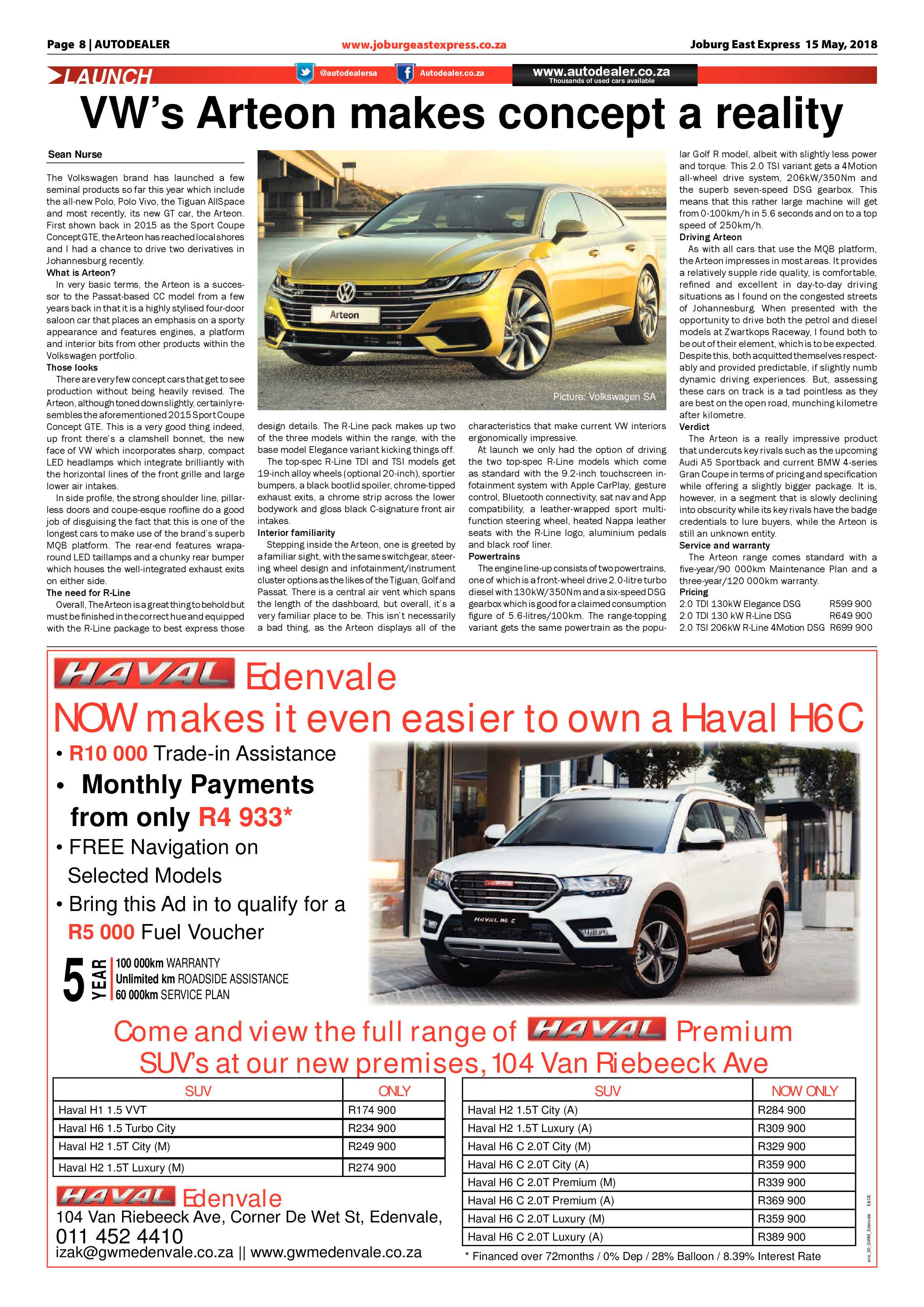 Joburg East Express 15 May 2018 page 8