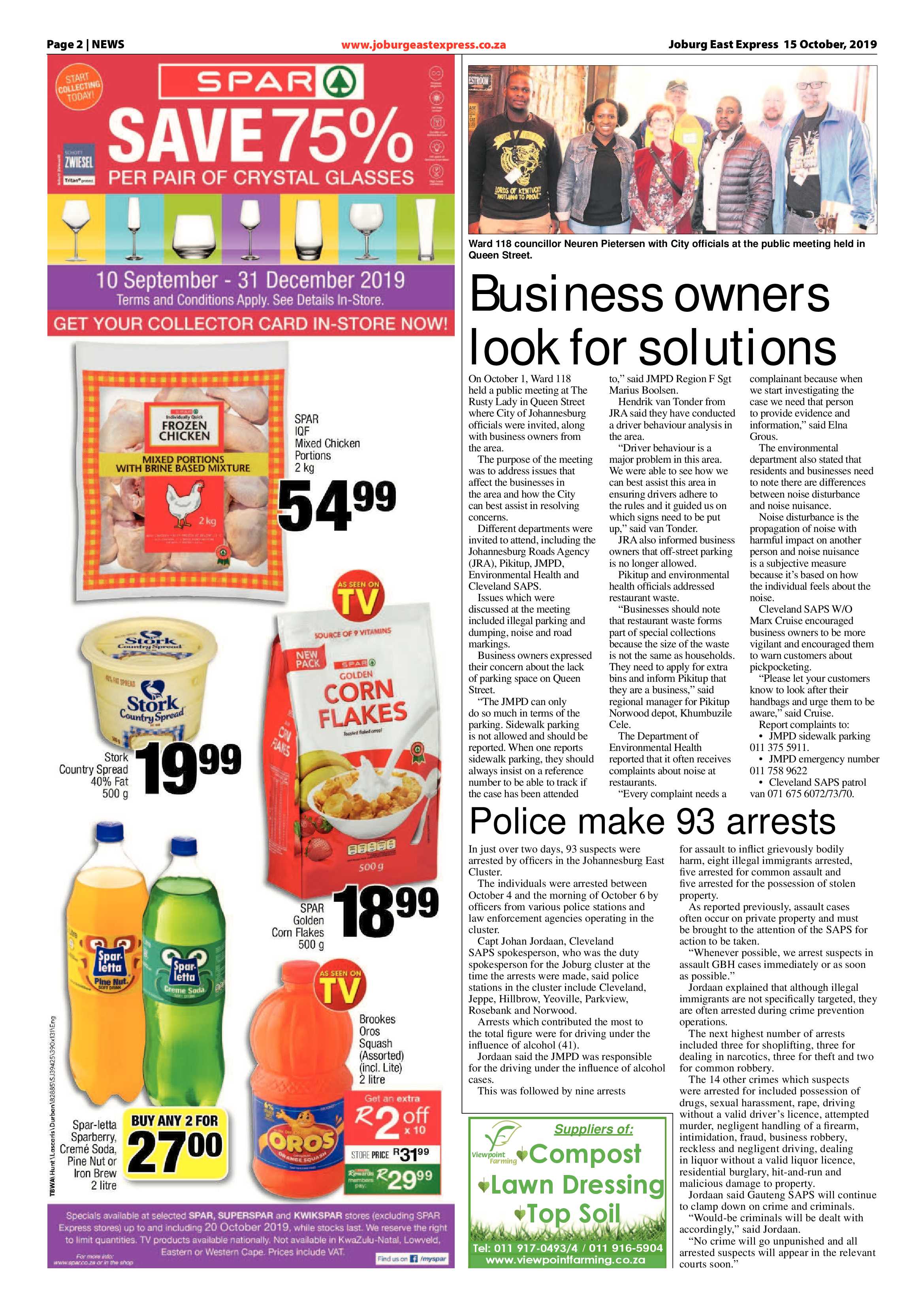 Joburg East Express 15 October 2019 page 2