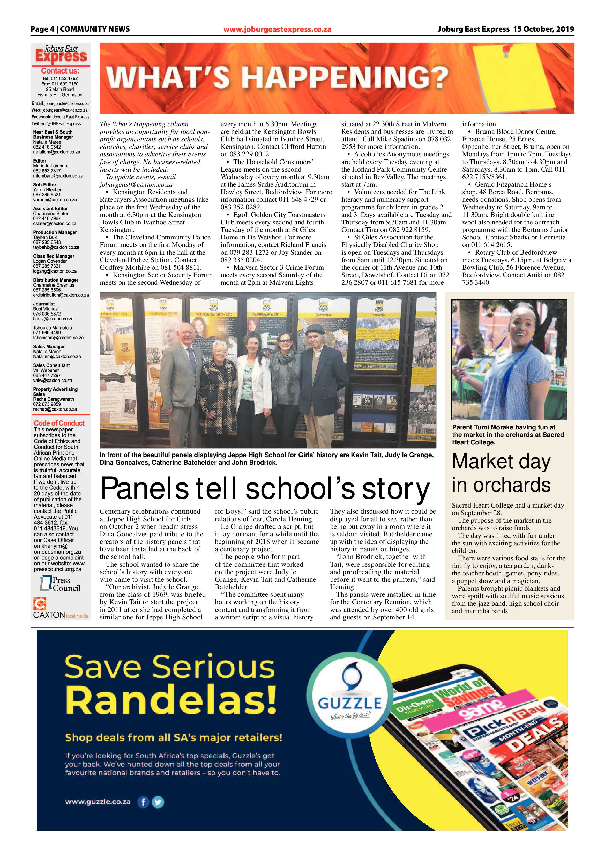 Joburg East Express 15 October 2019 page 4
