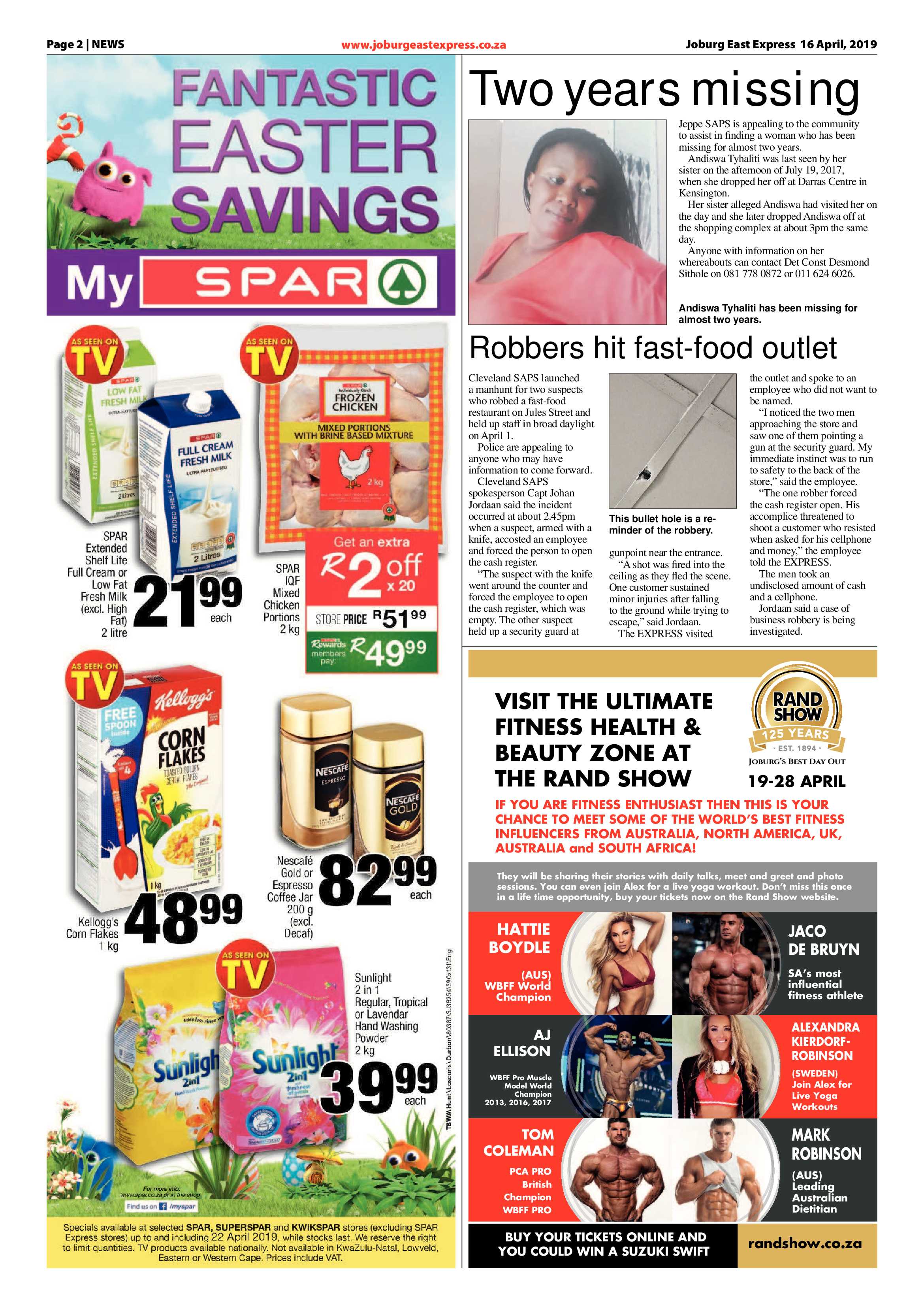 Joburg East Express 16 April 2019 page 2