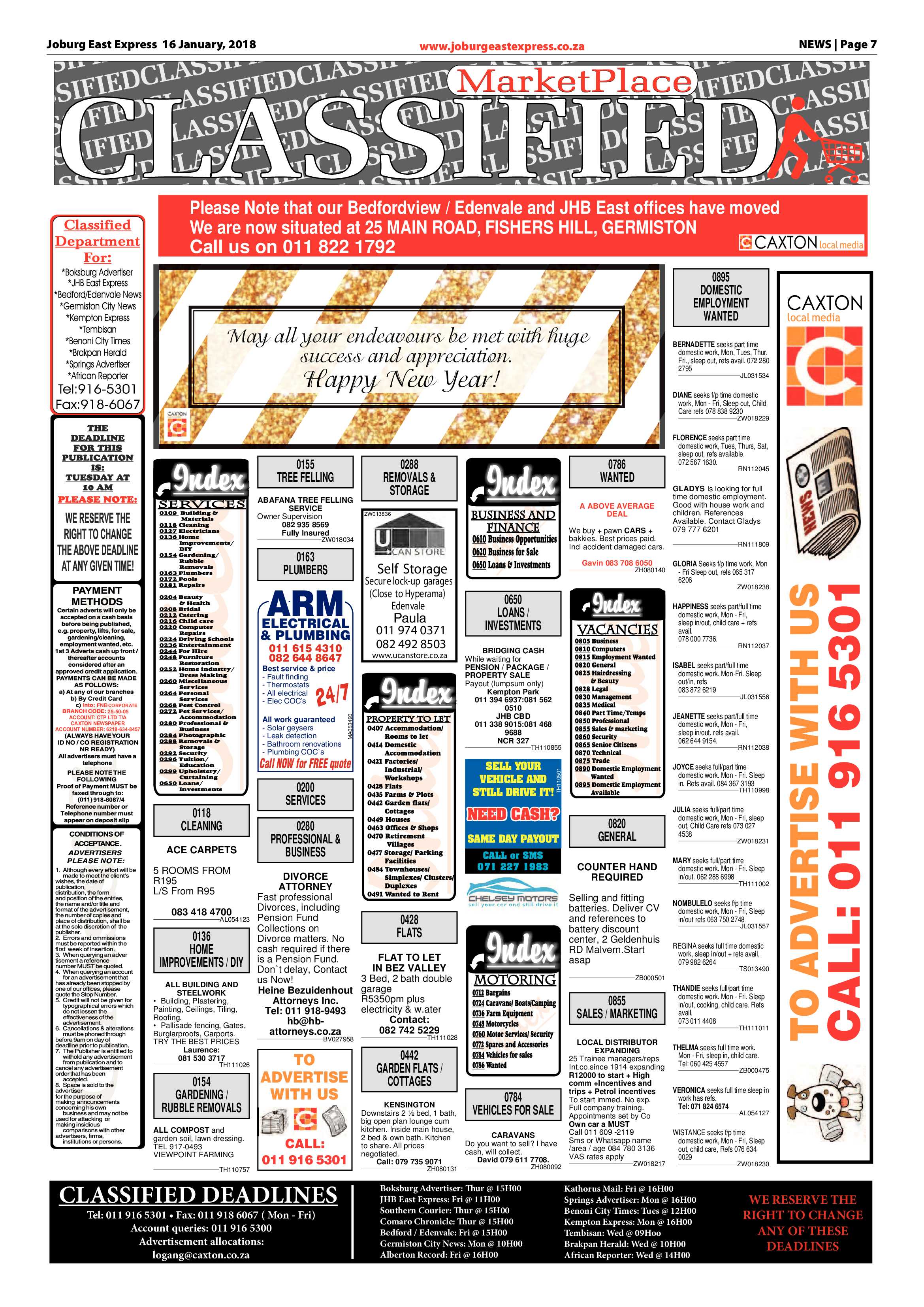Joburg East Express 16 January 2018 page 7