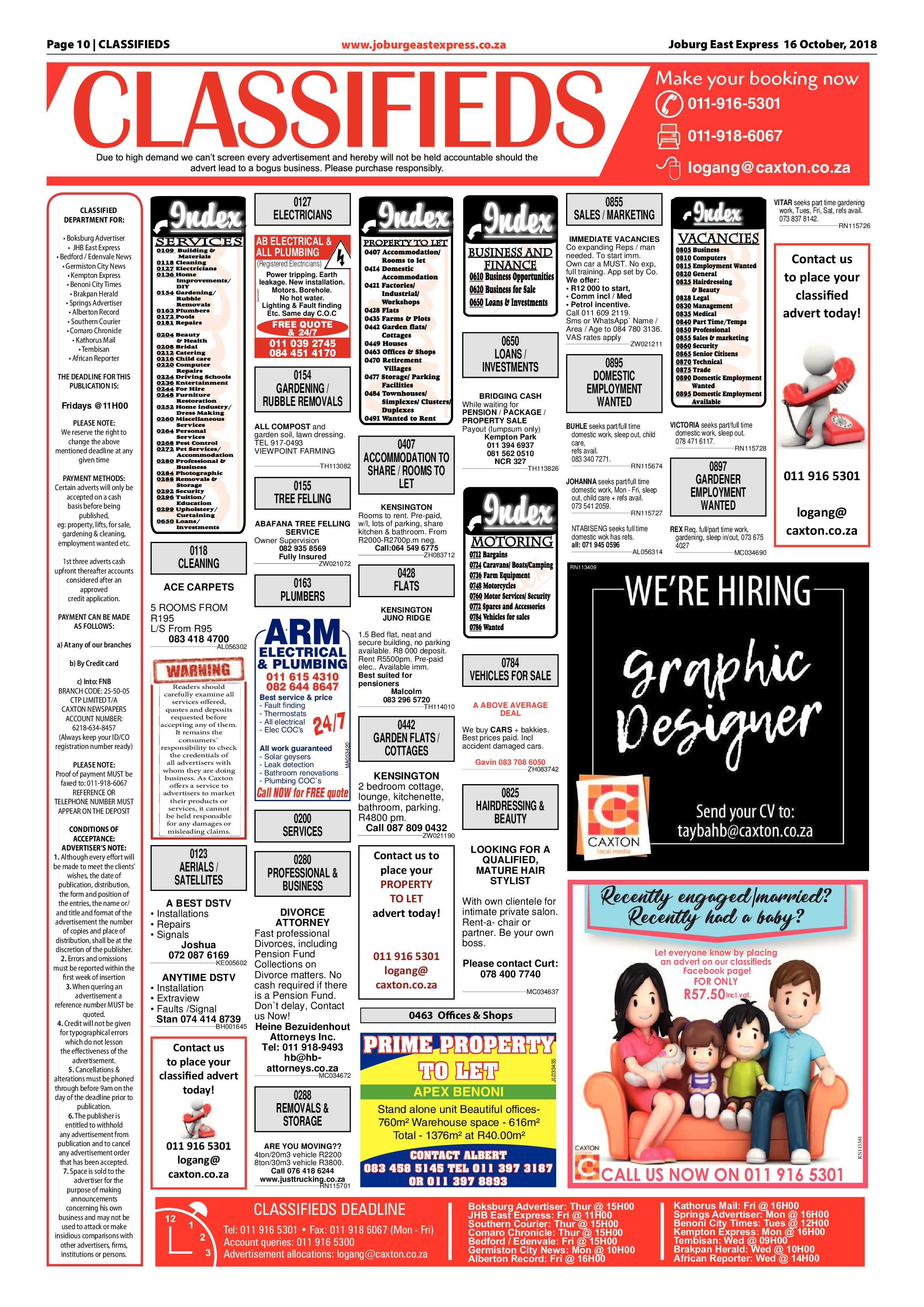 Joburg East Express 16 October 2018 page 10
