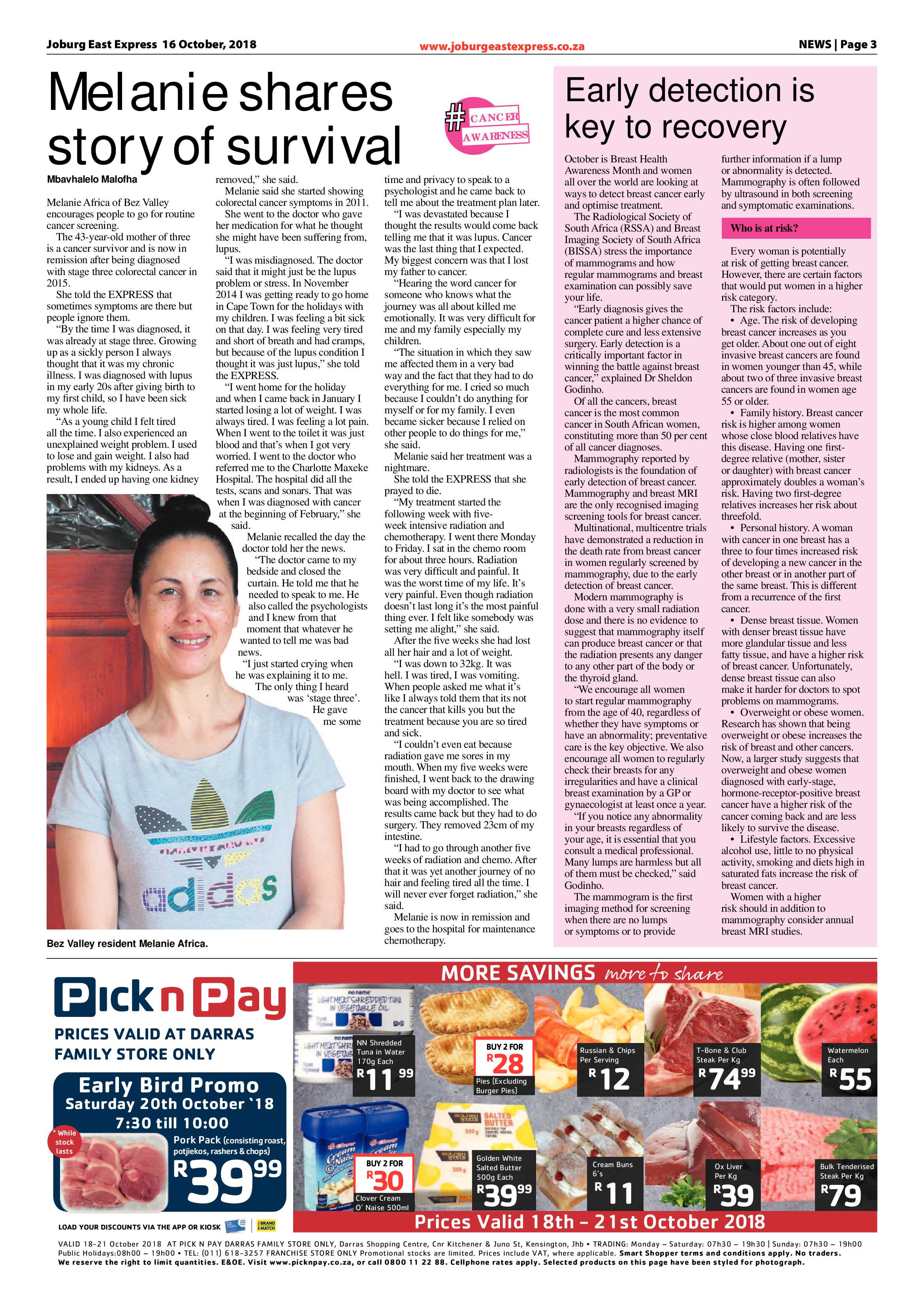 Joburg East Express 16 October 2018 page 3