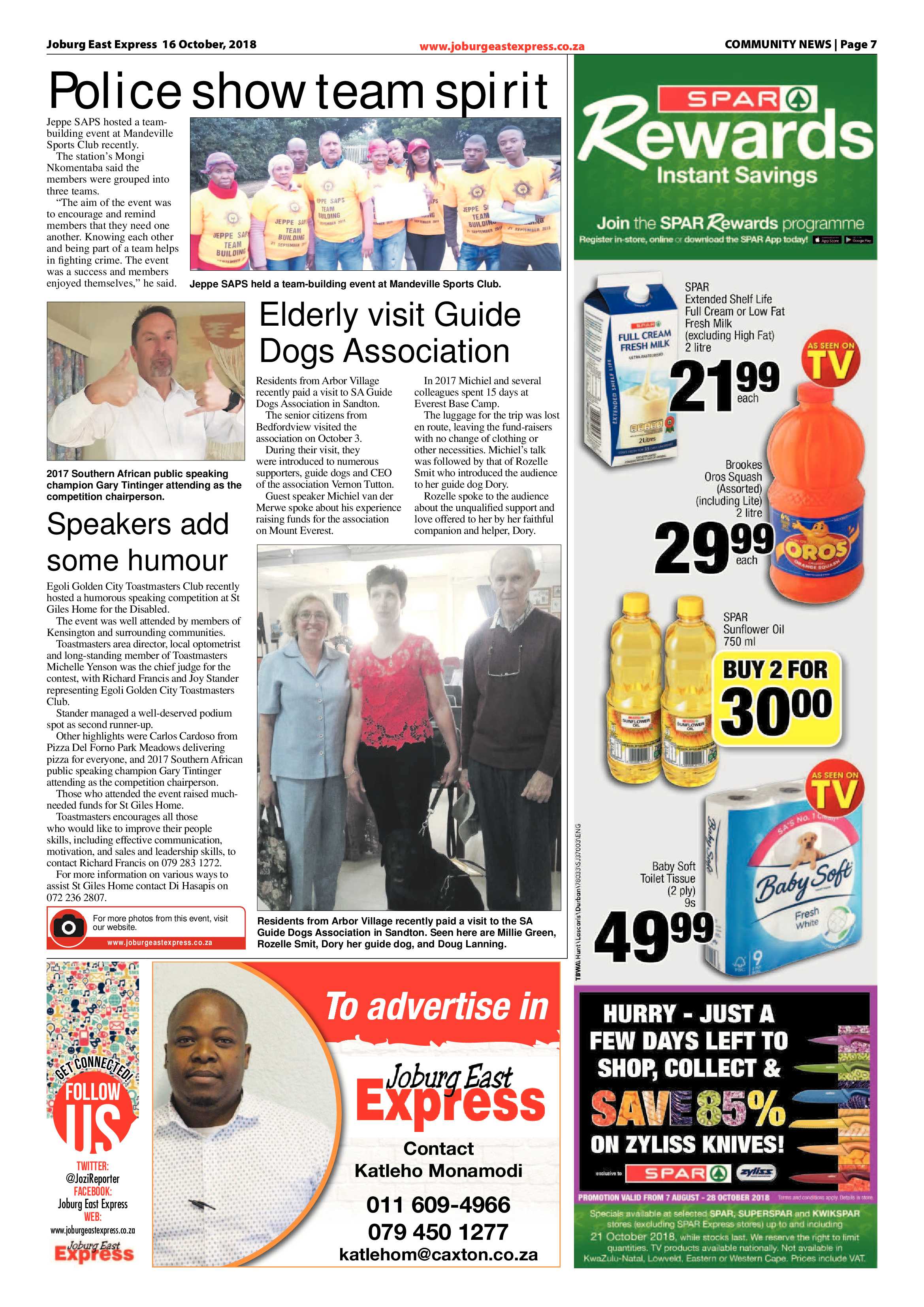 Joburg East Express 16 October 2018 page 7