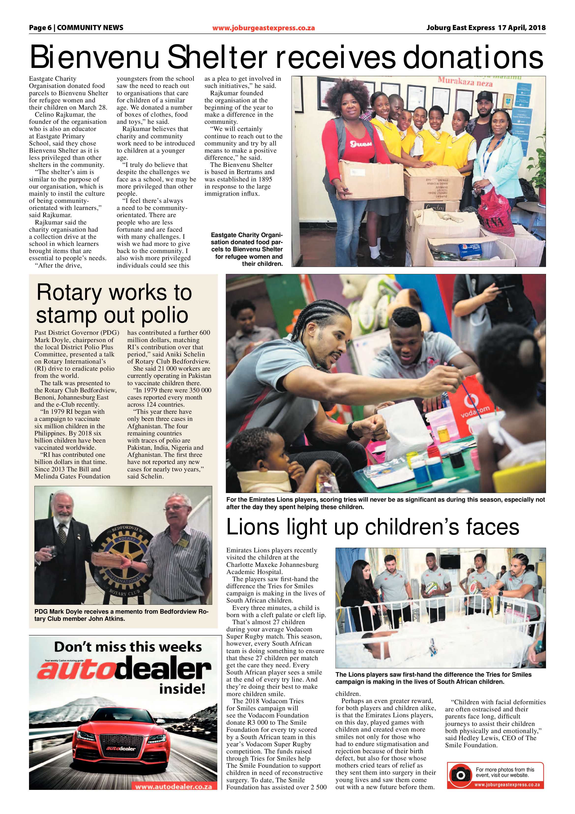 Joburg East Express 17 April 2018 page 6