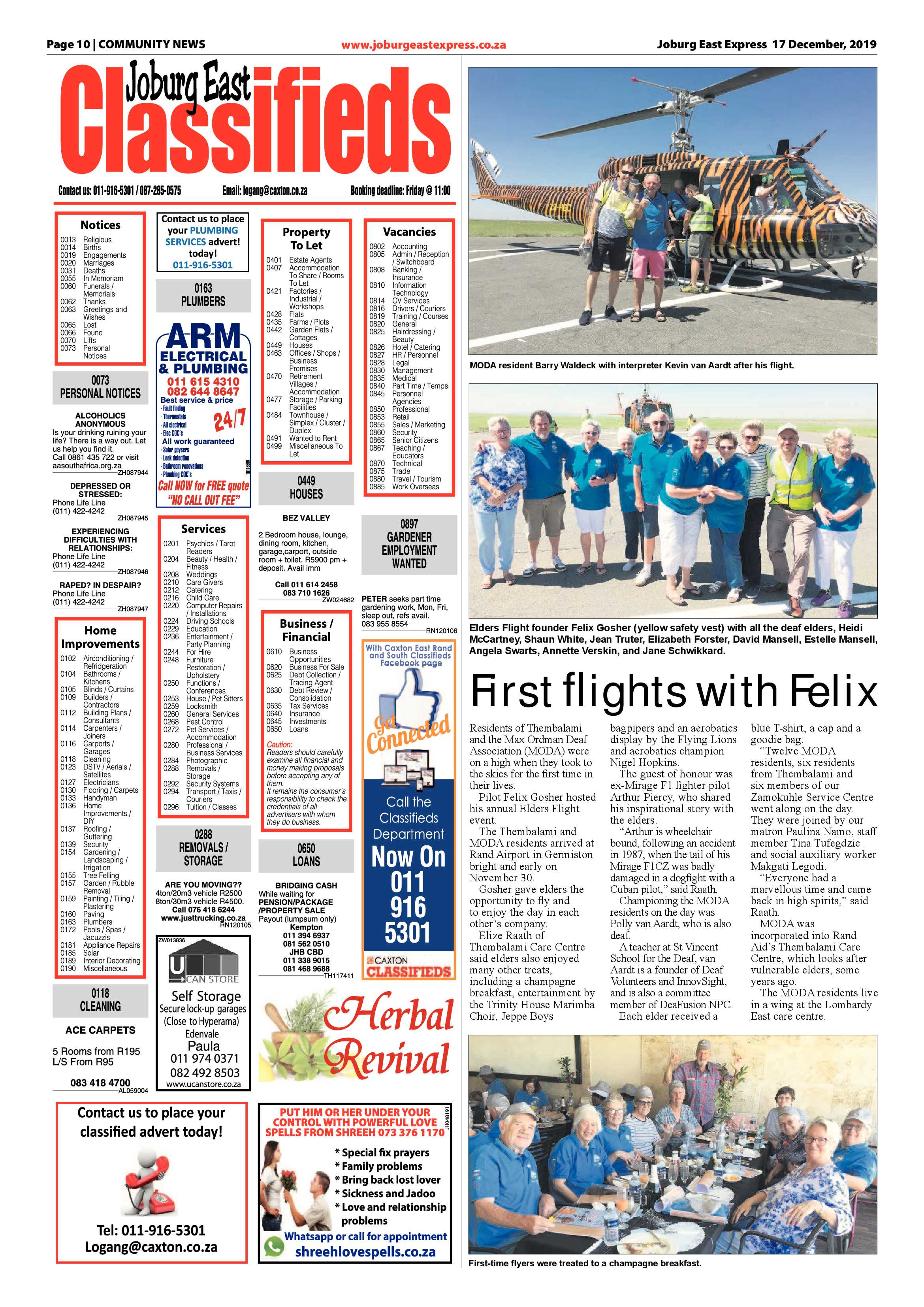 Joburg East Express 17 December 2019 page 10
