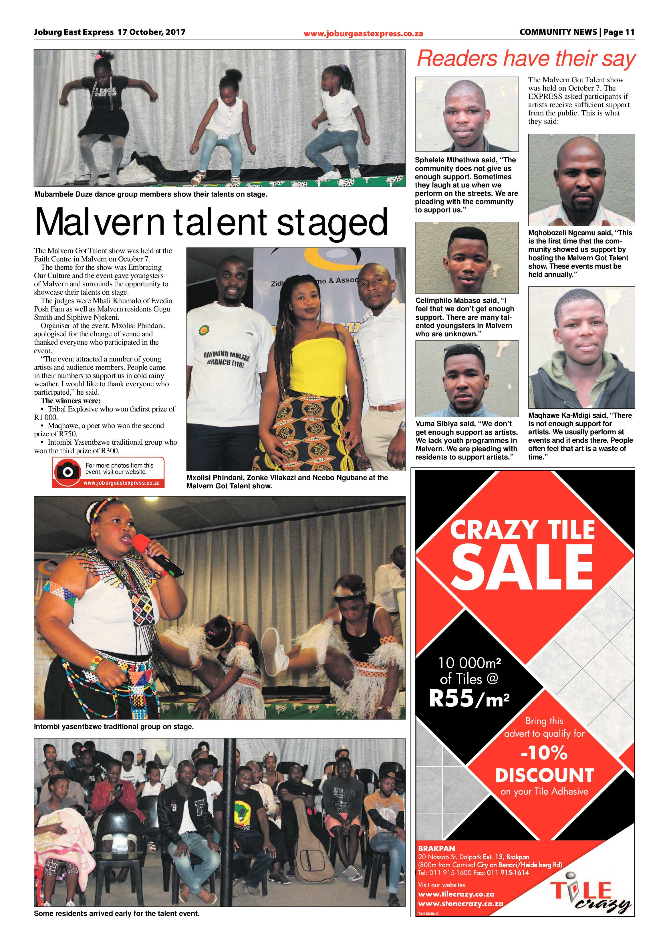 Joburg East Express 17 October 2017 page 11
