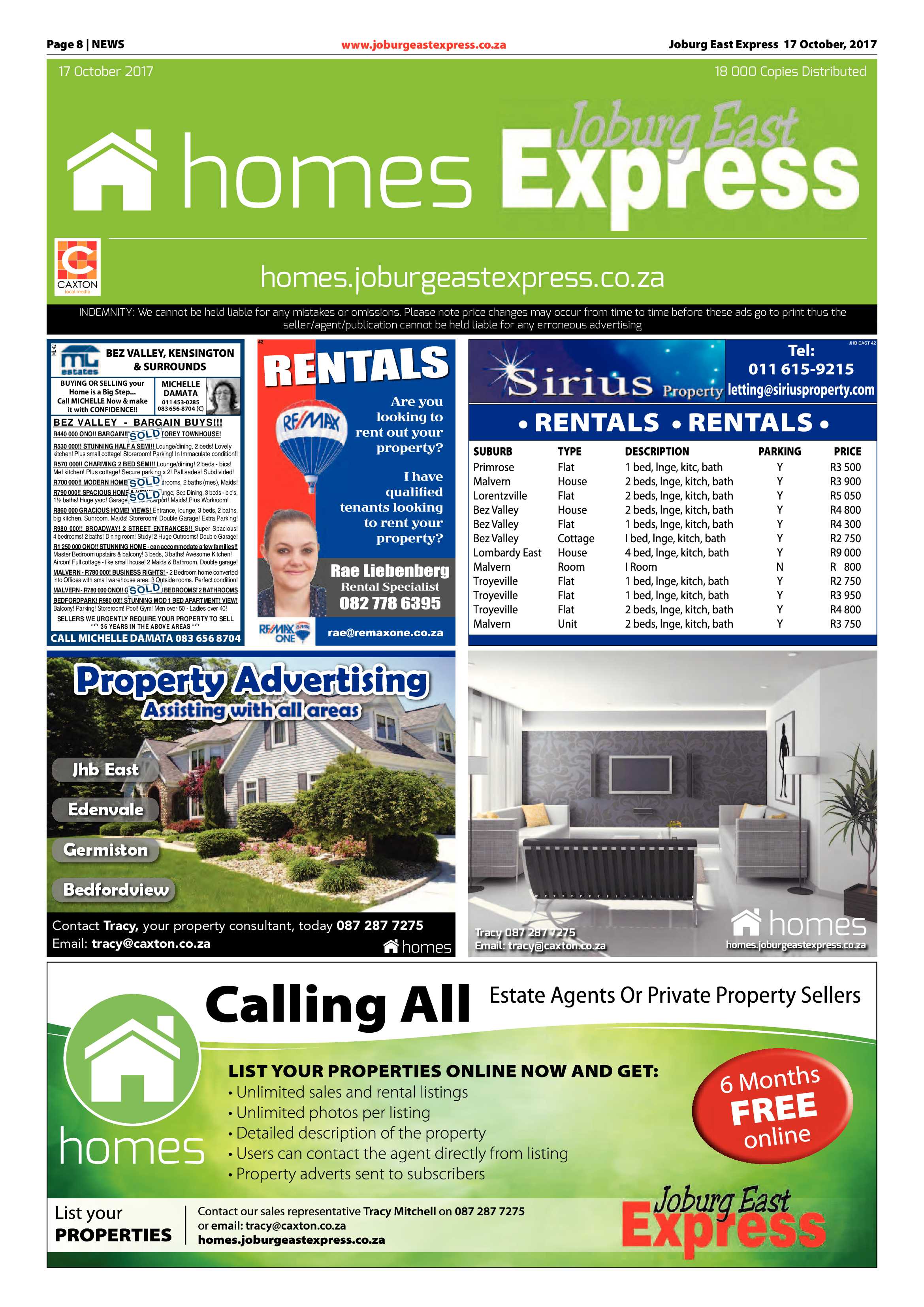 Joburg East Express 17 October 2017 page 8