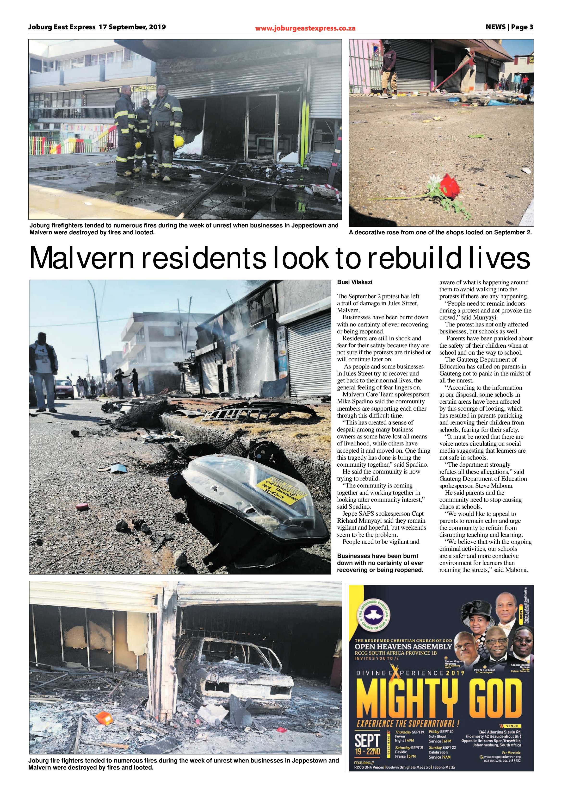 Joburg East Express 17 September 2019 page 3