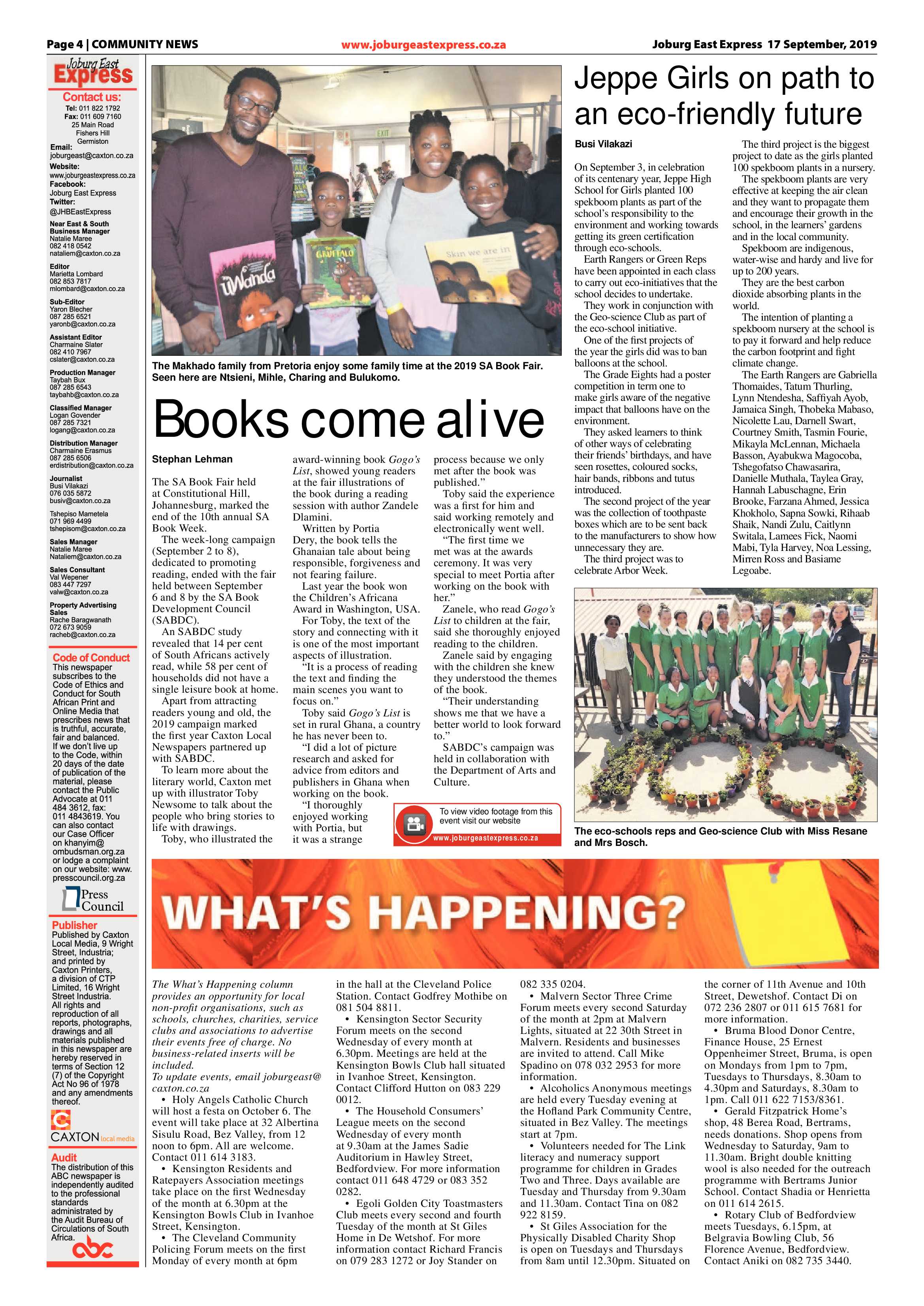 Joburg East Express 17 September 2019 page 4