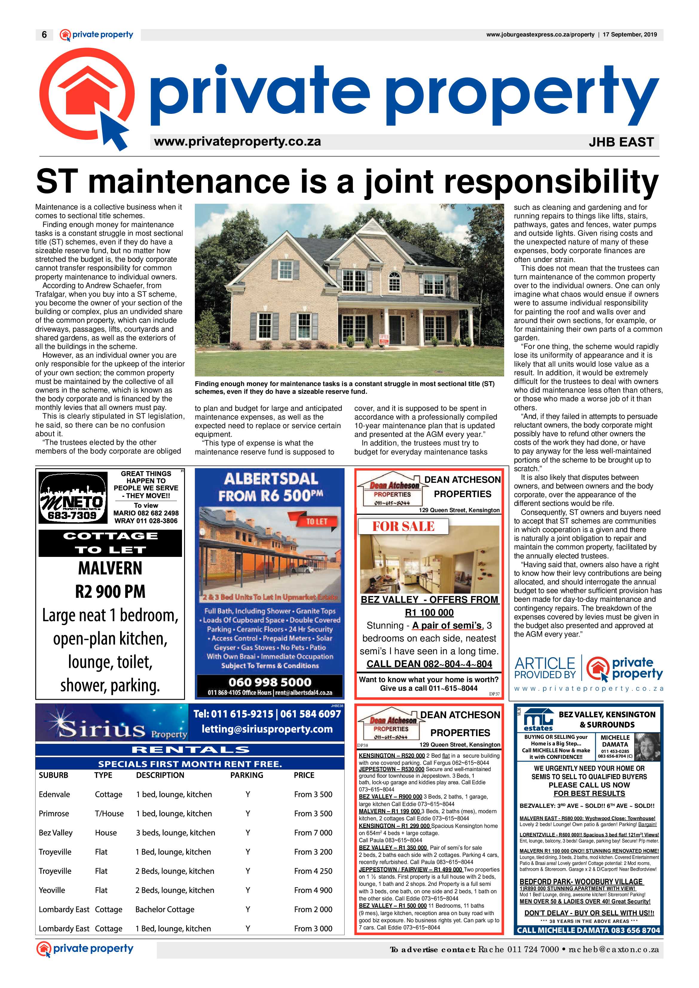 Joburg East Express 17 September 2019 page 6