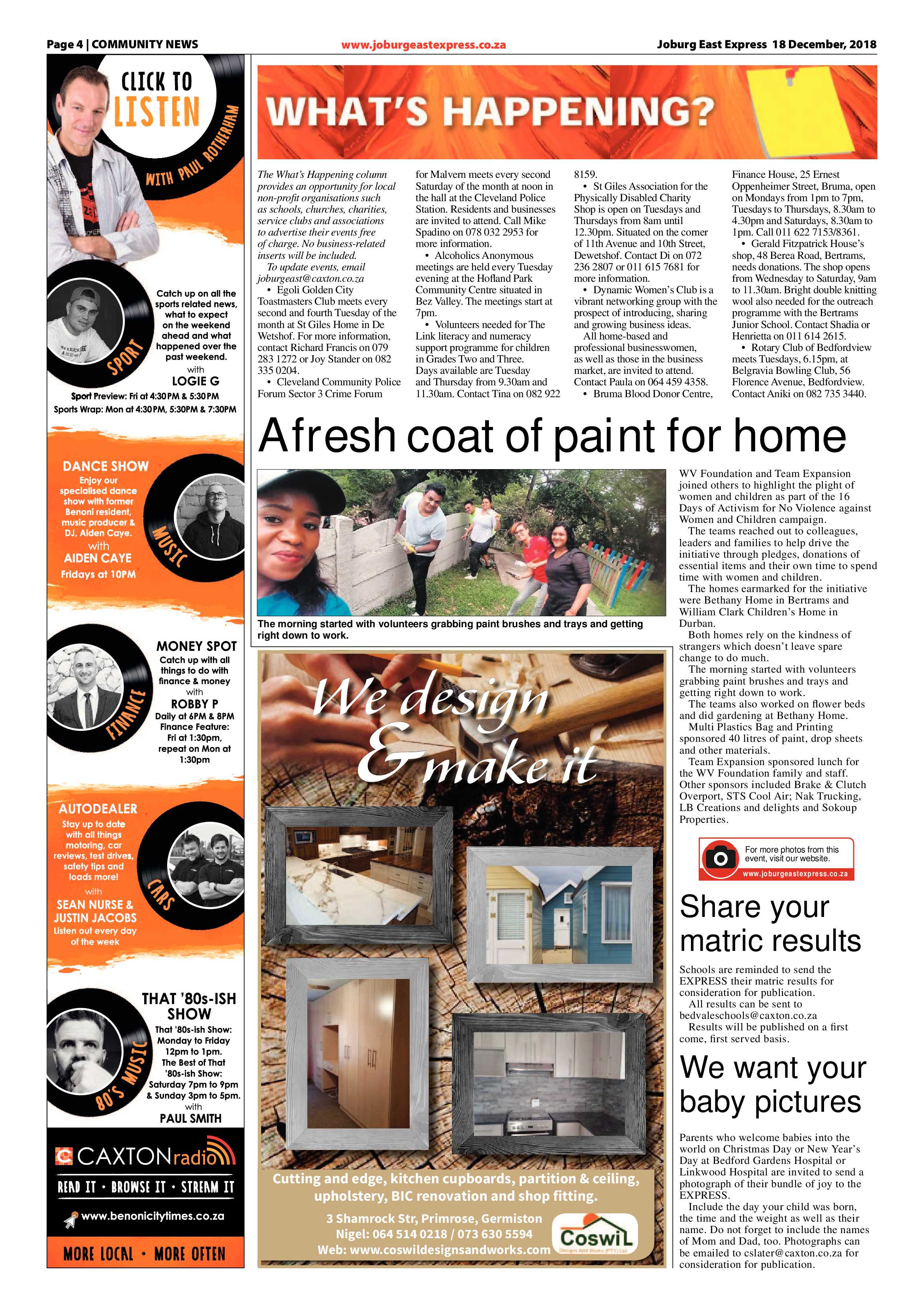 Joburg East Express 18 December 2018 page 4