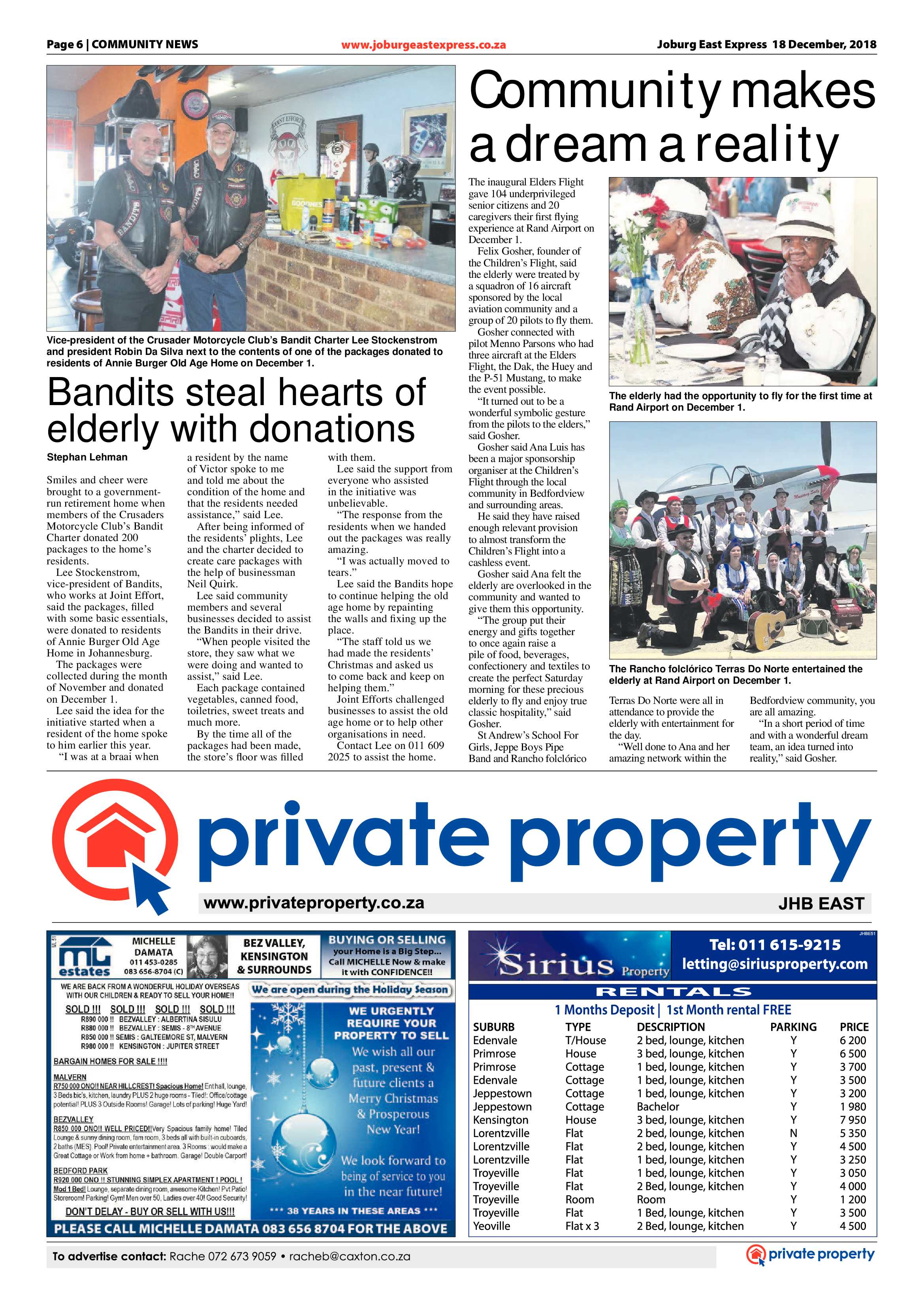Joburg East Express 18 December 2018 page 6