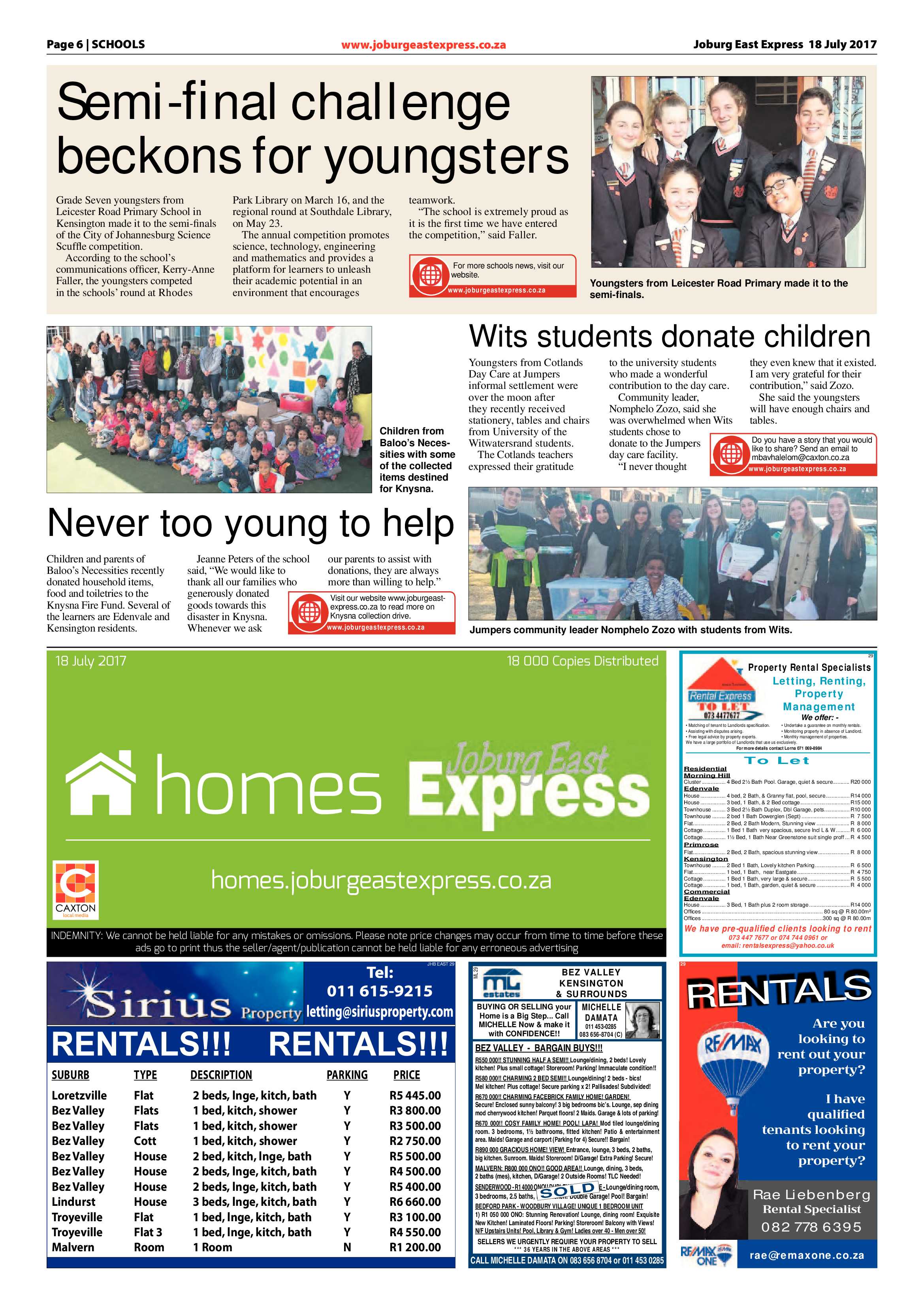 Joburg East Express 18 July 2017 page 6
