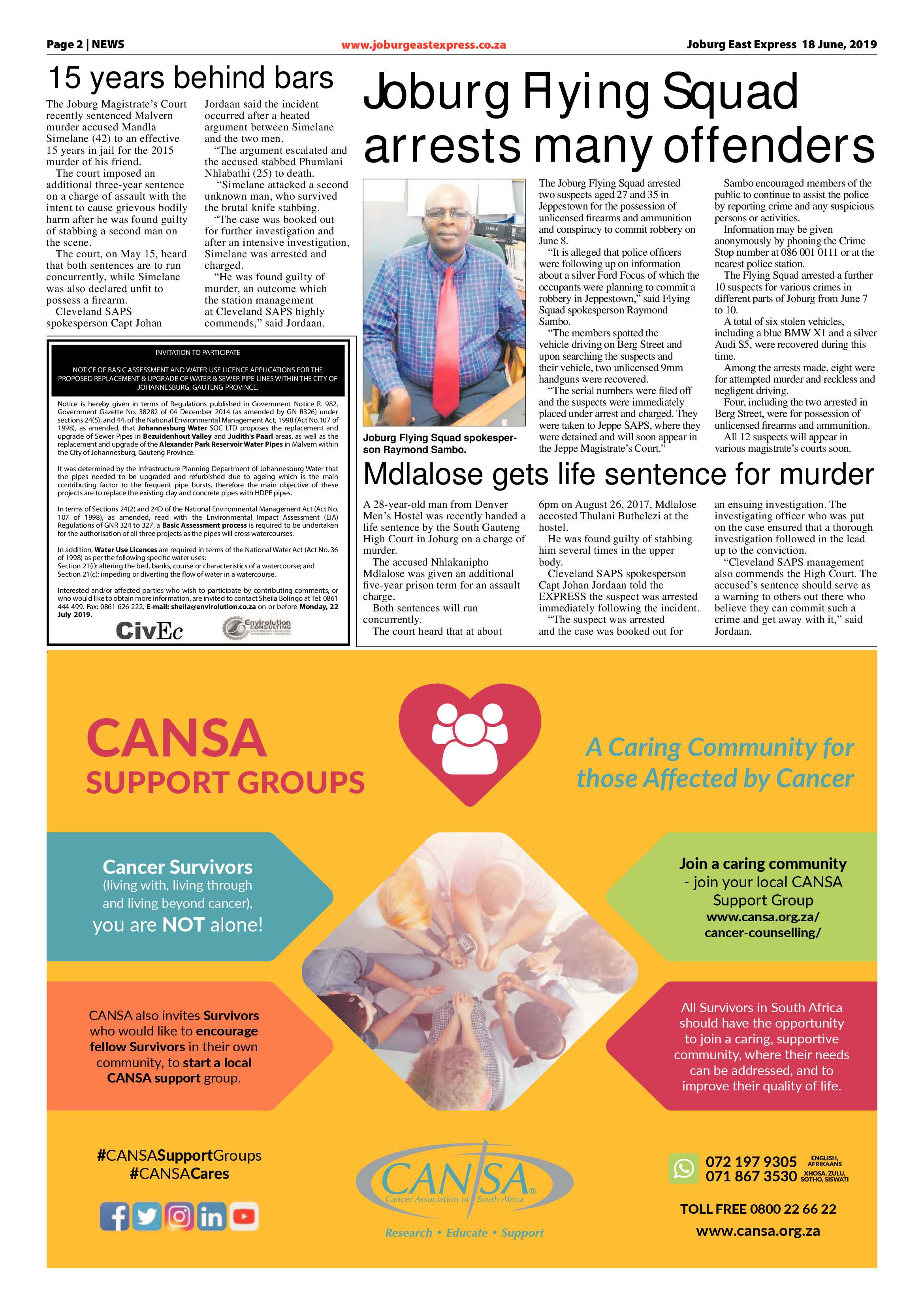 Joburg East Express 18 June 2019 page 2