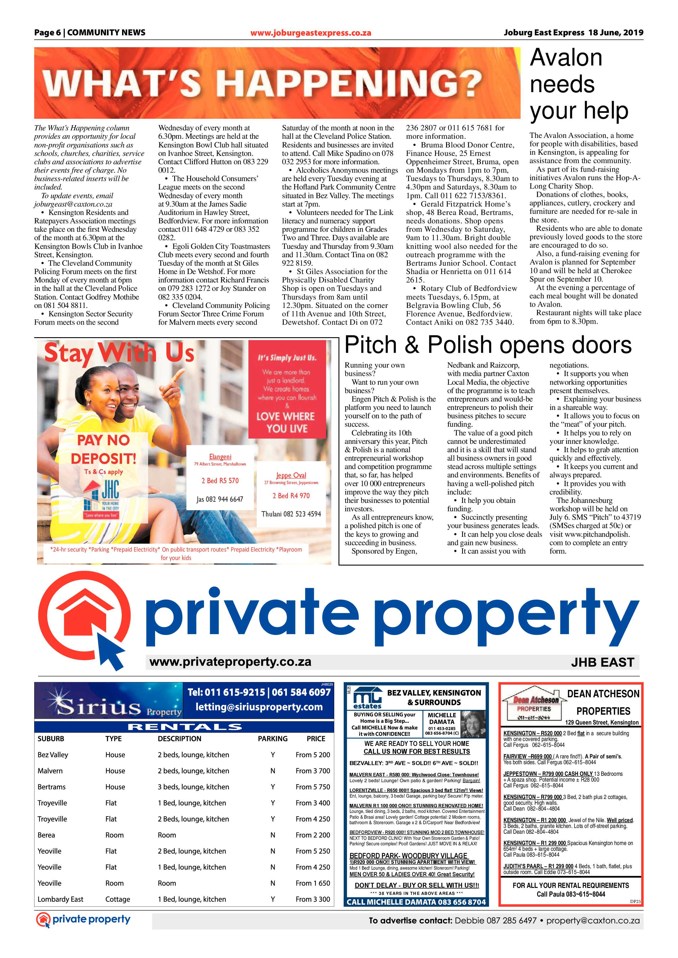 Joburg East Express 18 June 2019 page 6