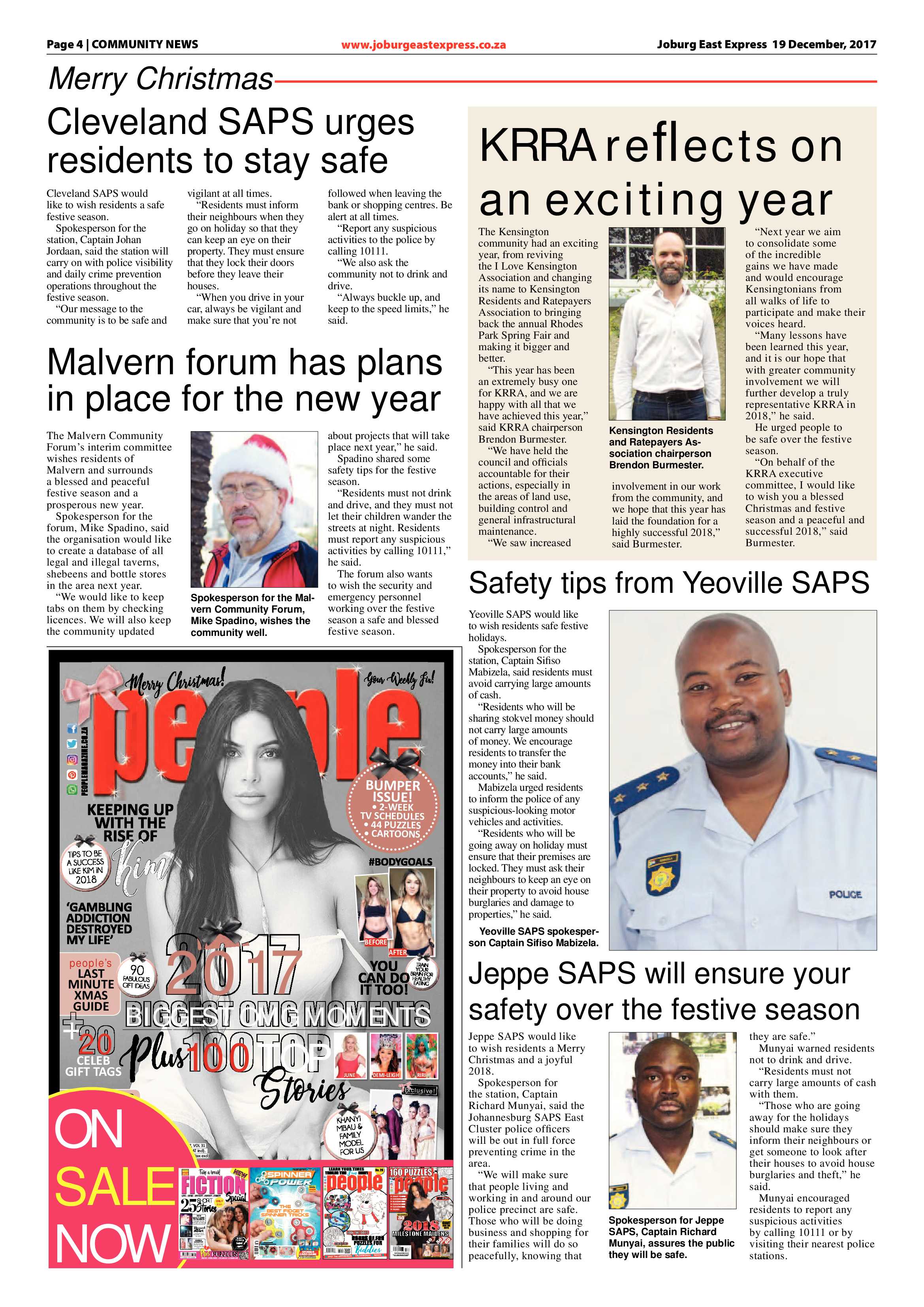 Joburg East Express 19 December 2017 page 4