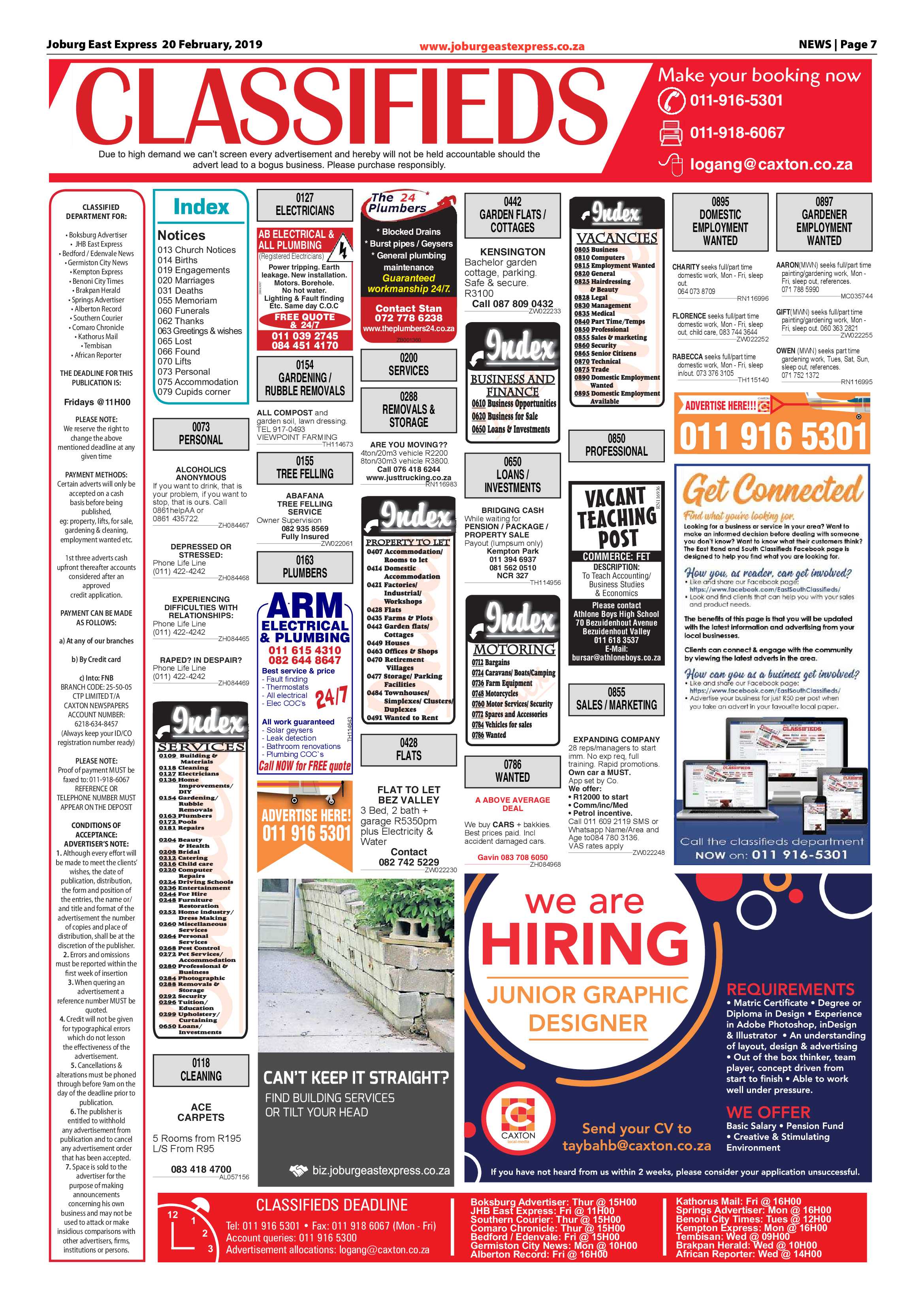 Joburg East Express 19 February 2019 page 7
