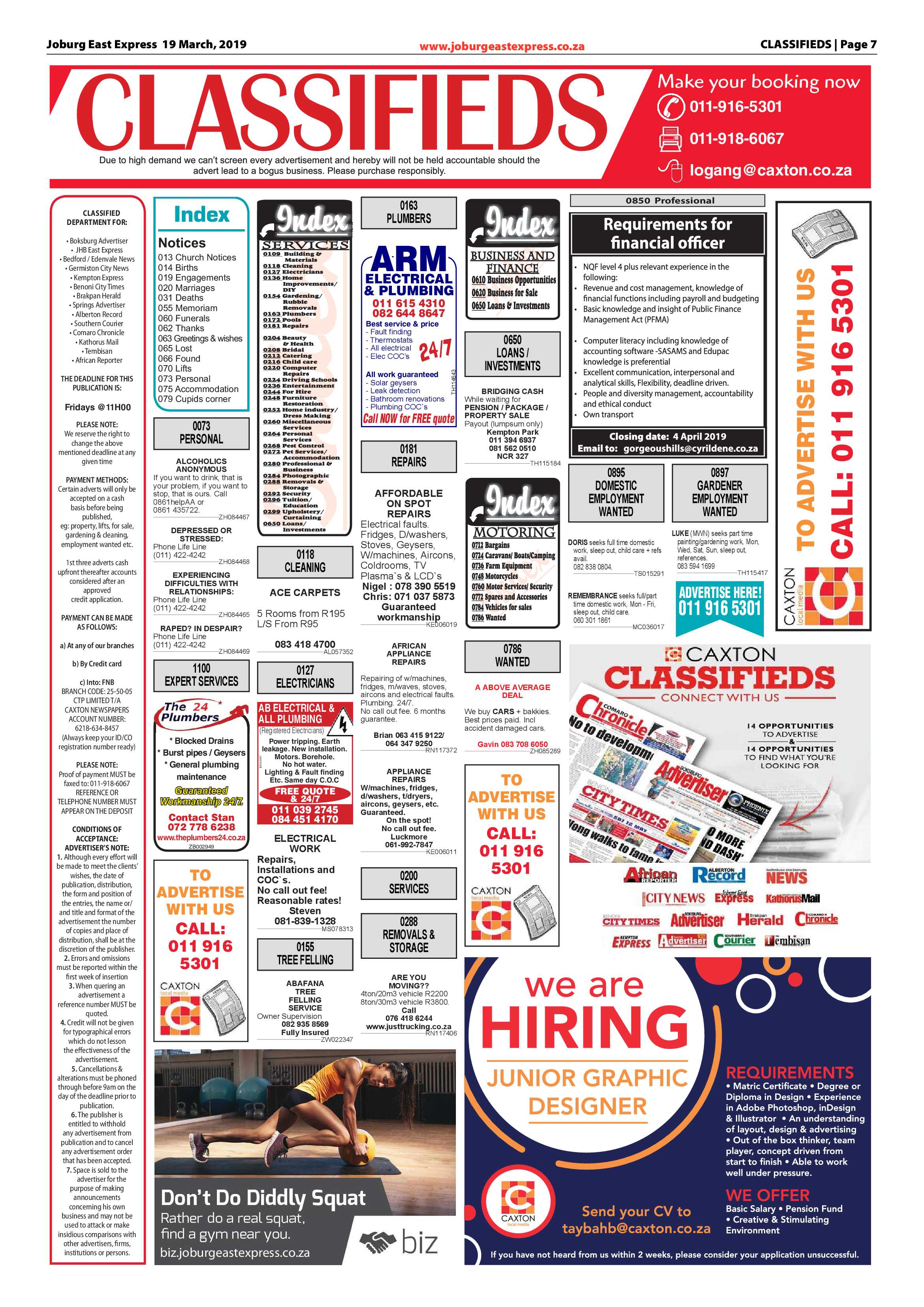 Joburg East Express 19 March 2019 page 7