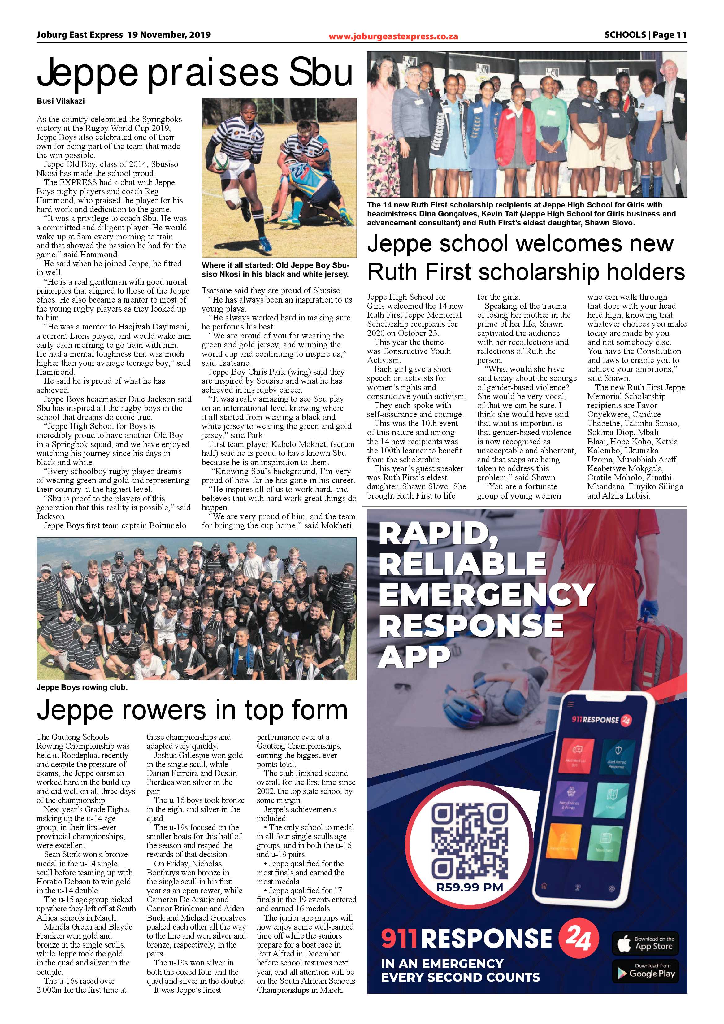 Joburg East Express 19 November 2019 page 11