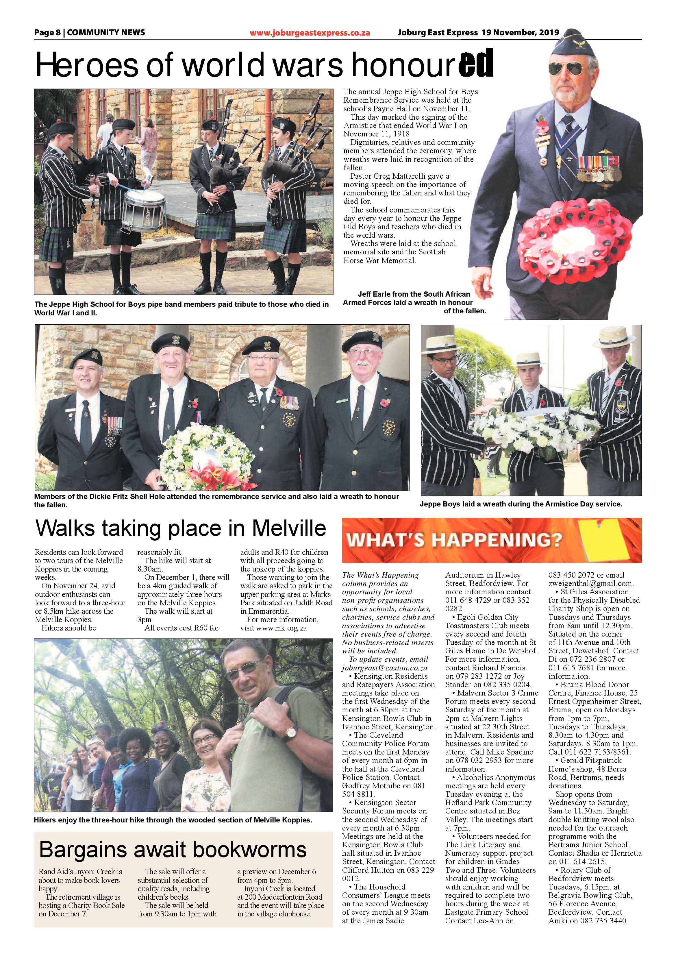Joburg East Express 19 November 2019 page 8