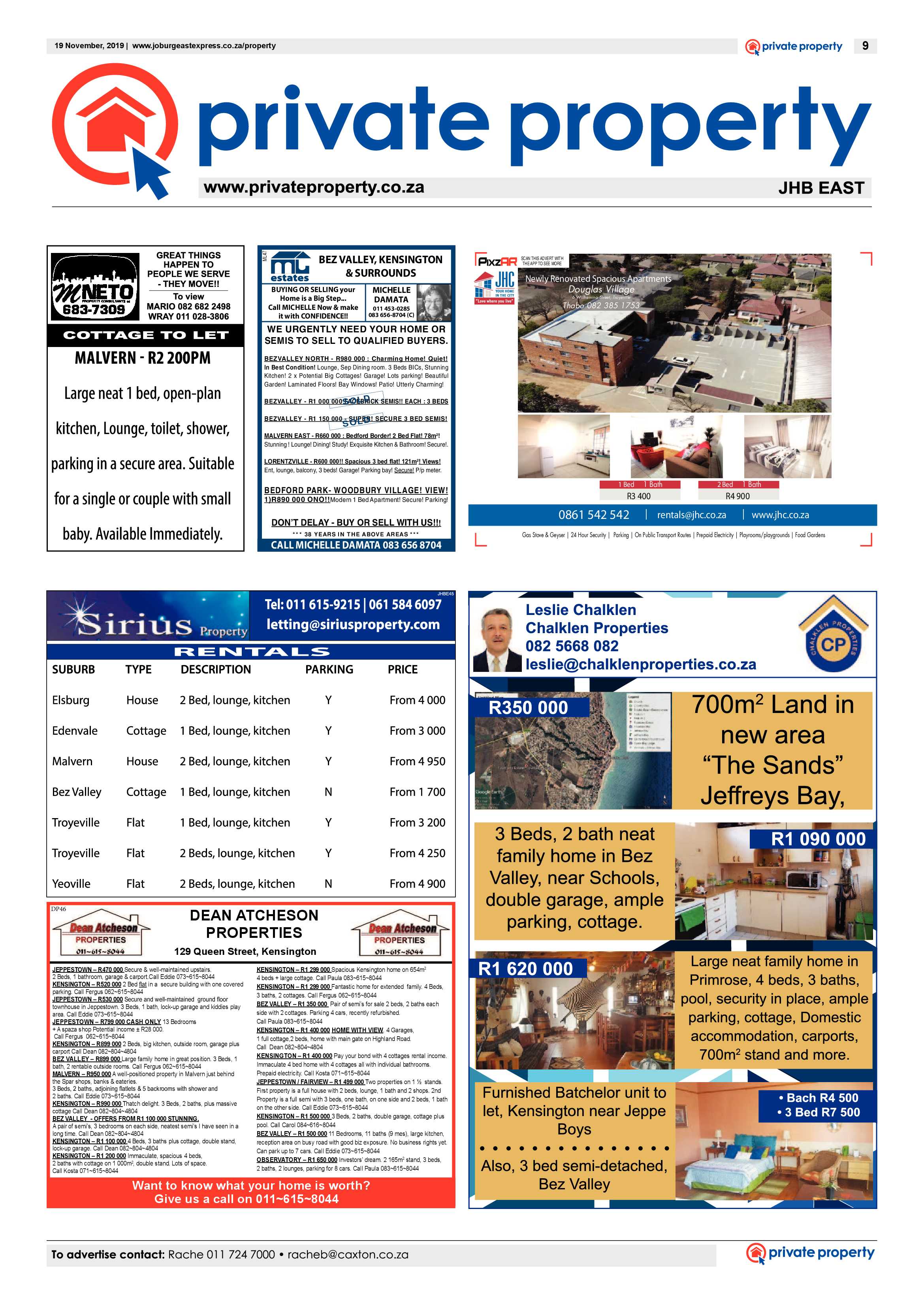 Joburg East Express 19 November 2019 page 9