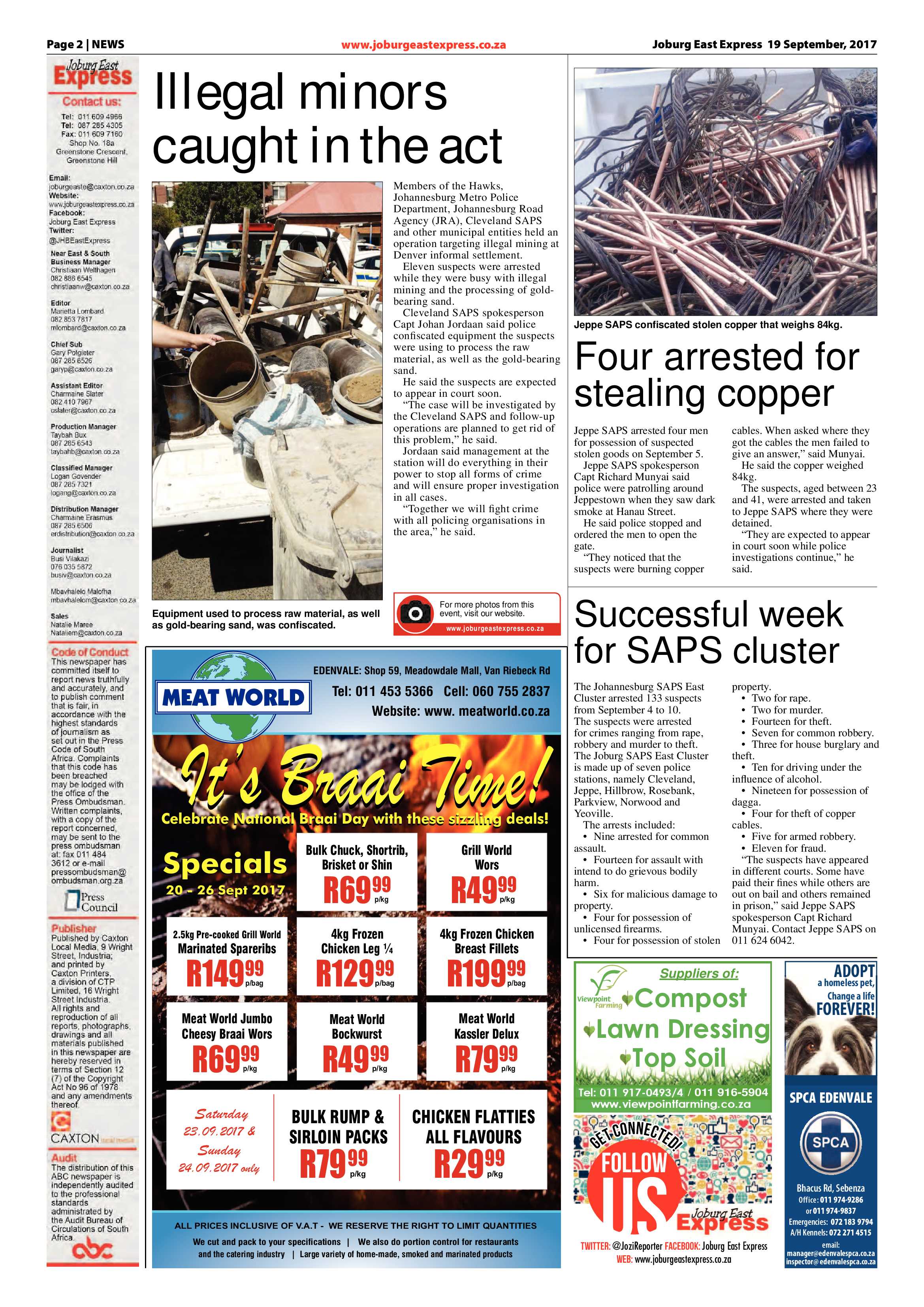 Joburg East Express 19 September 2017 page 2