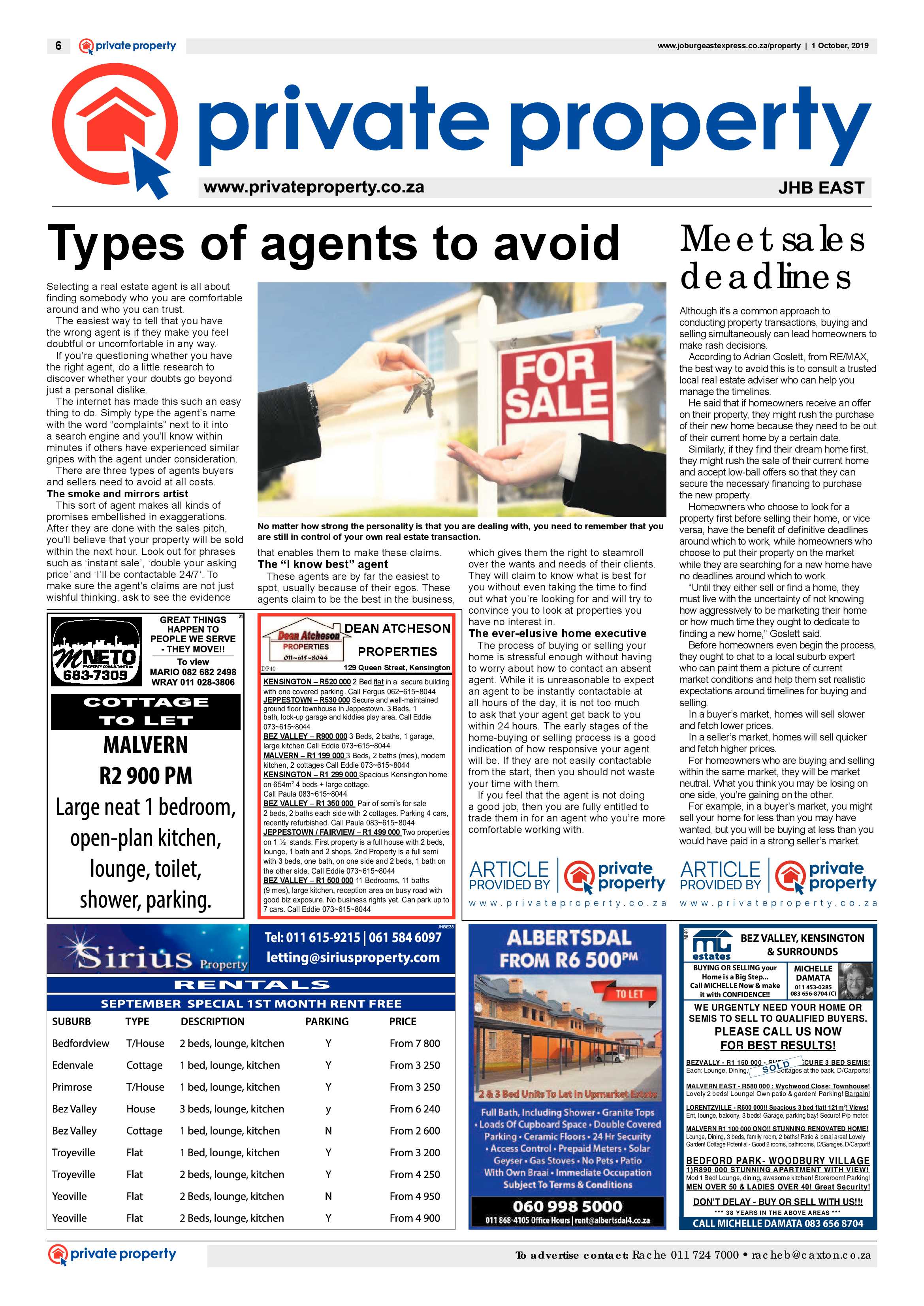 Joburg East Express 1 October 2019 page 6