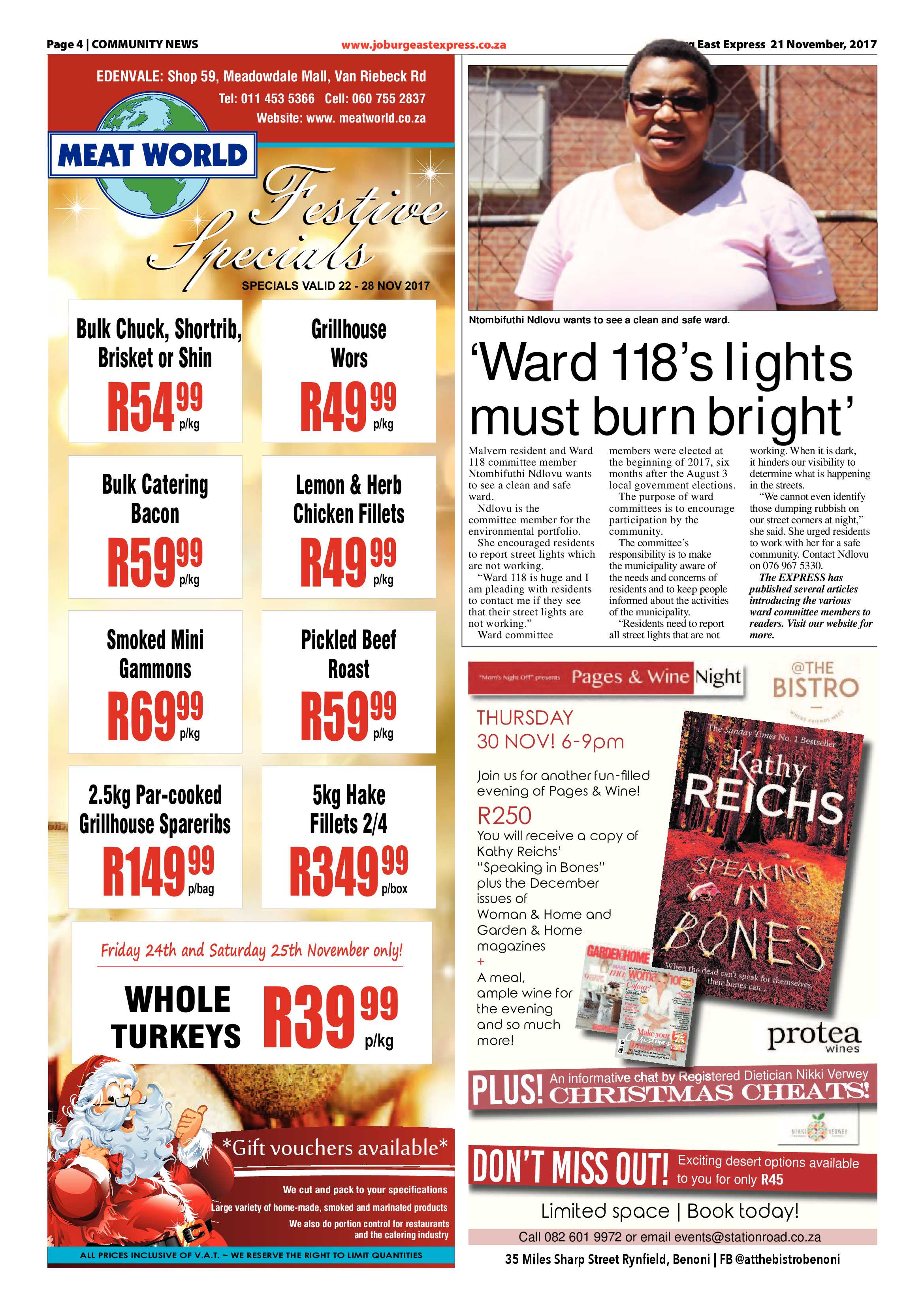 Joburg East Express 21 November 2017 page 4