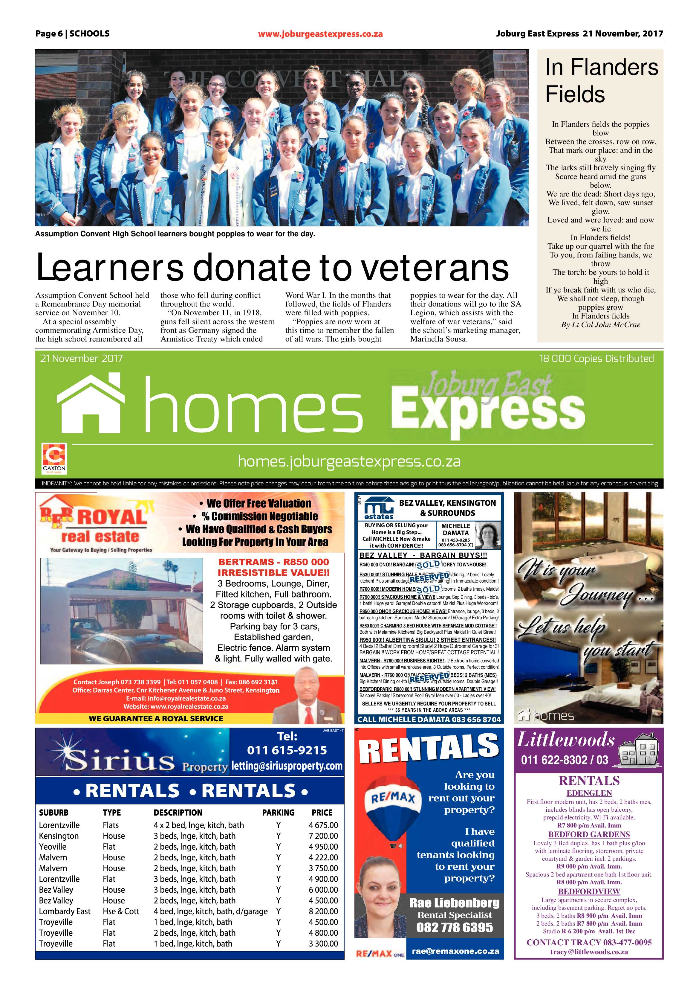 Joburg East Express 21 November 2017 page 6