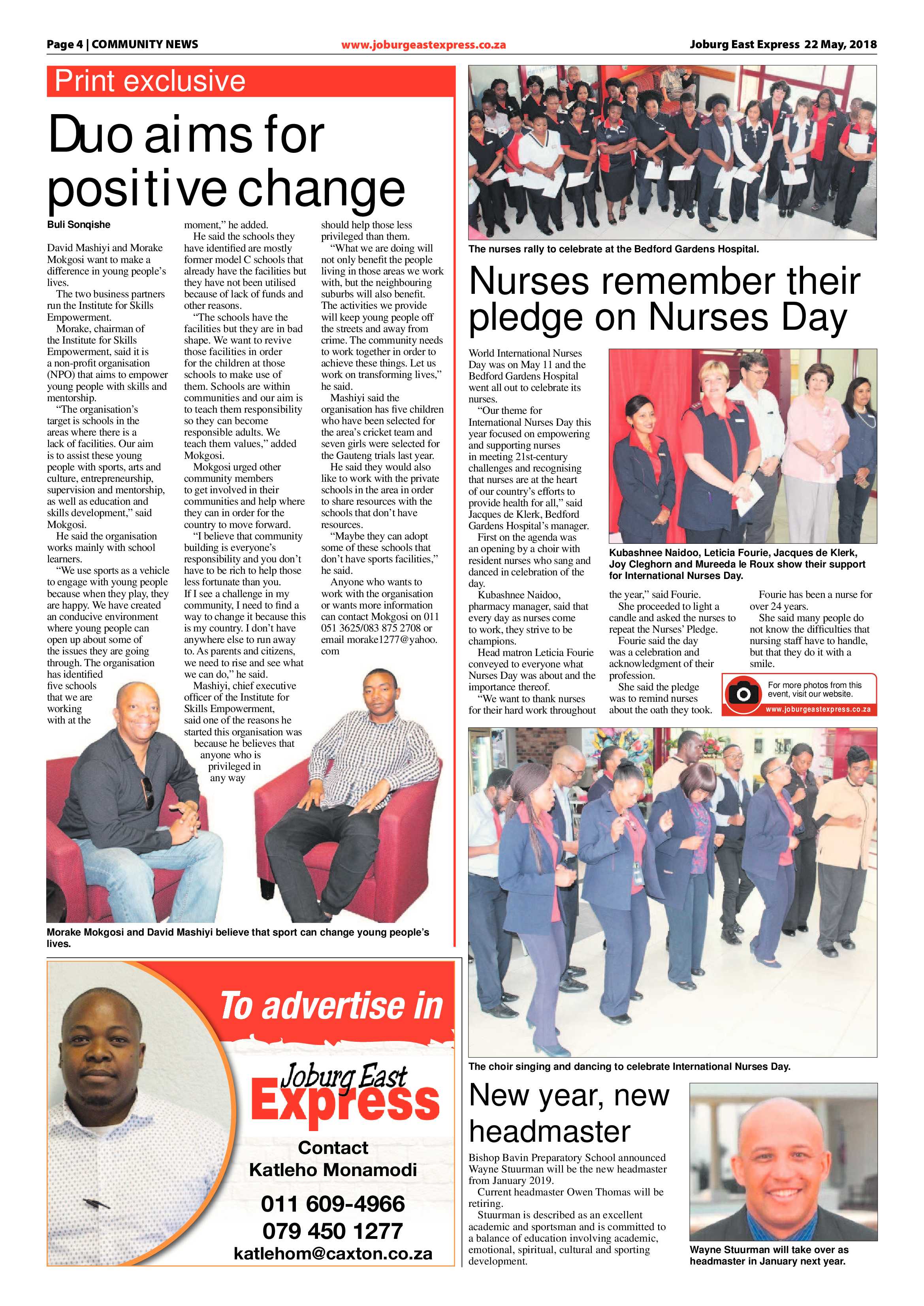 Joburg East Express 22 May 2018 page 4